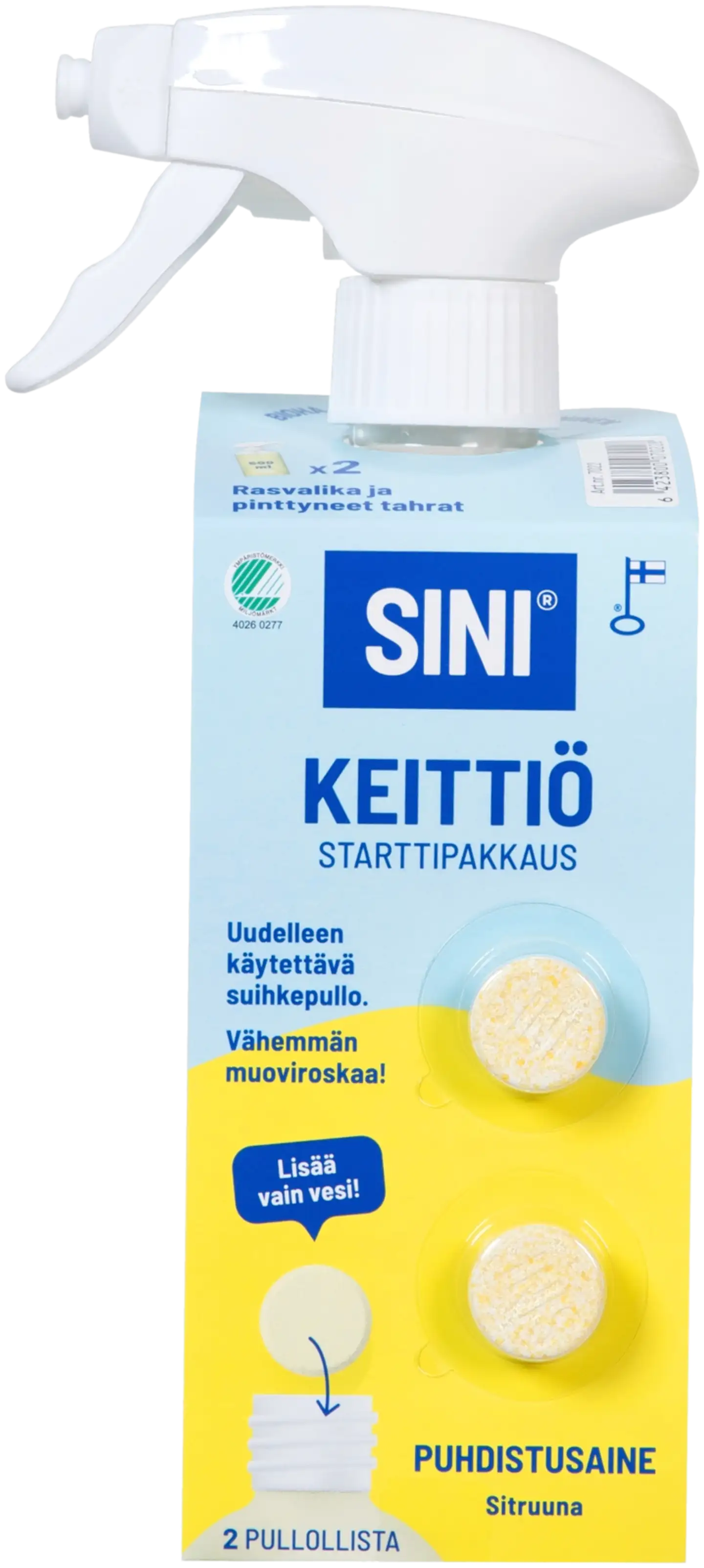 Sini Keittiönpuhdistusaine starttipakkaus