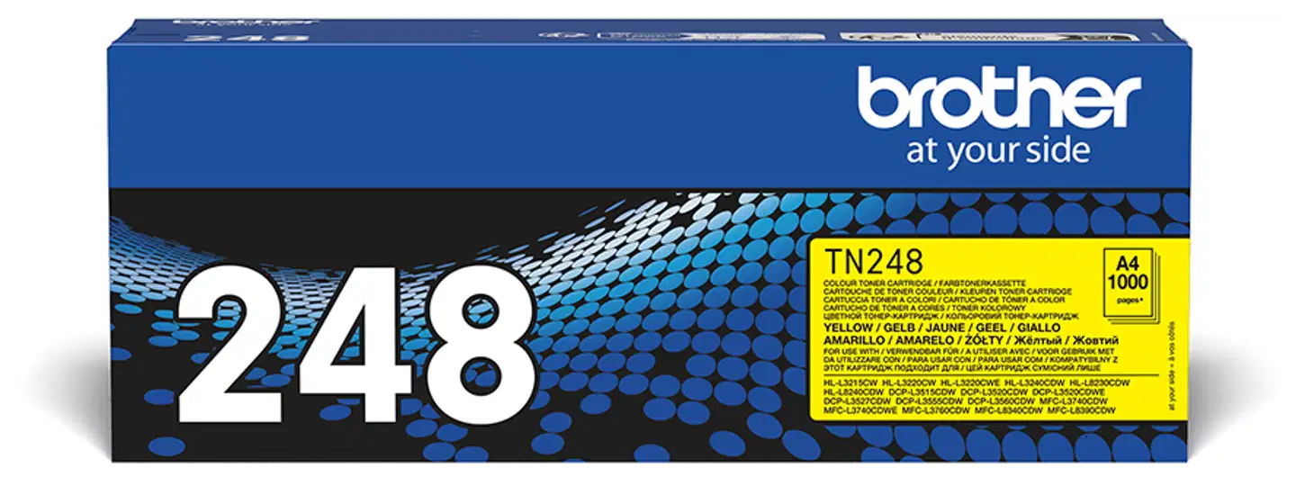 Brother laservärikasetti TN248Y keltainen - 1