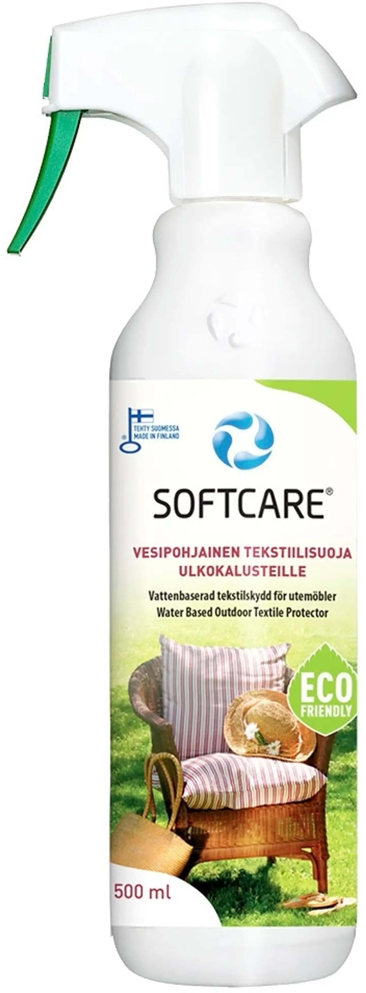 Softcare Vesipohjainen tekstiilisuoja ulkokalusteille 500 ml