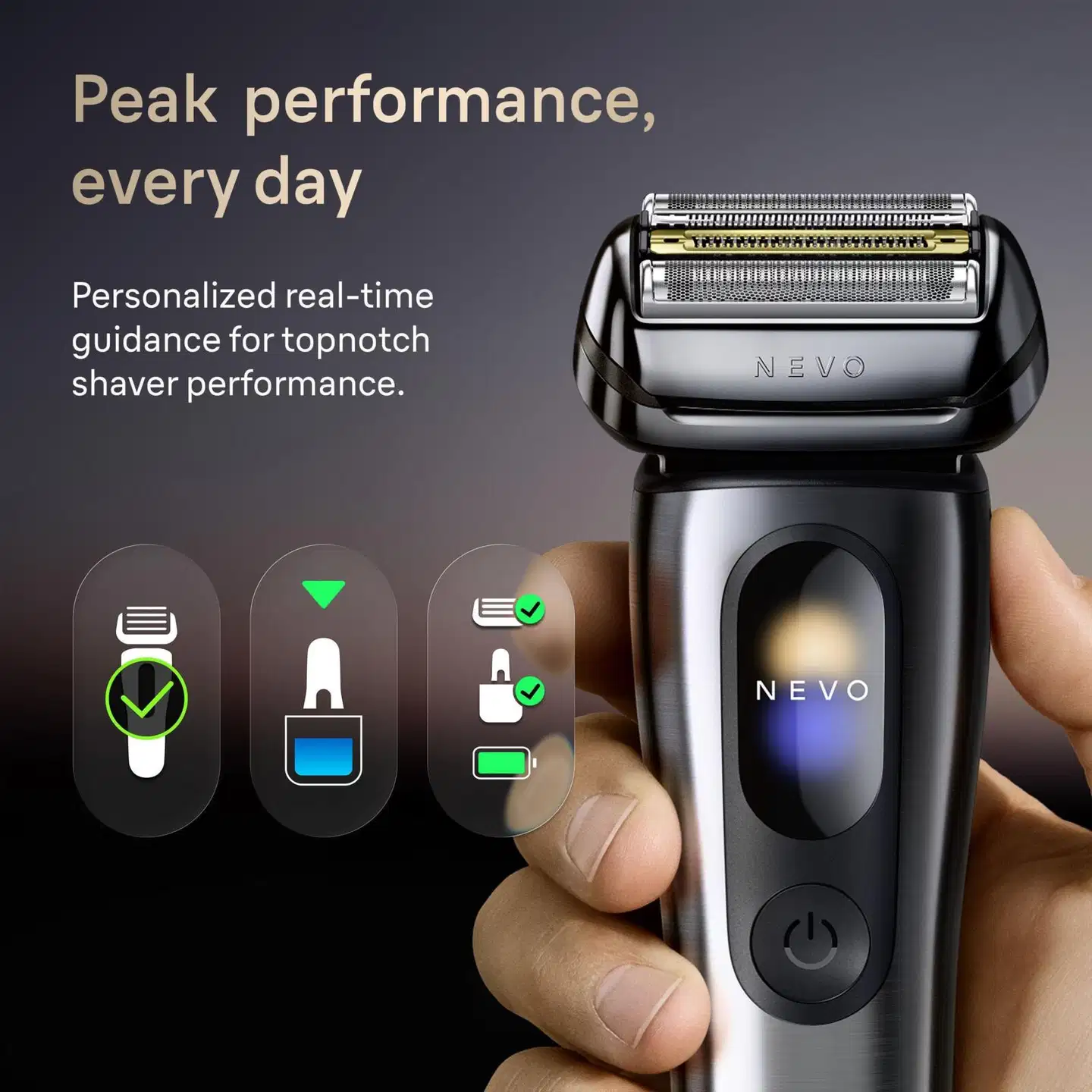 Braun NEVO parranajokone NEVO11000C hopea - 4