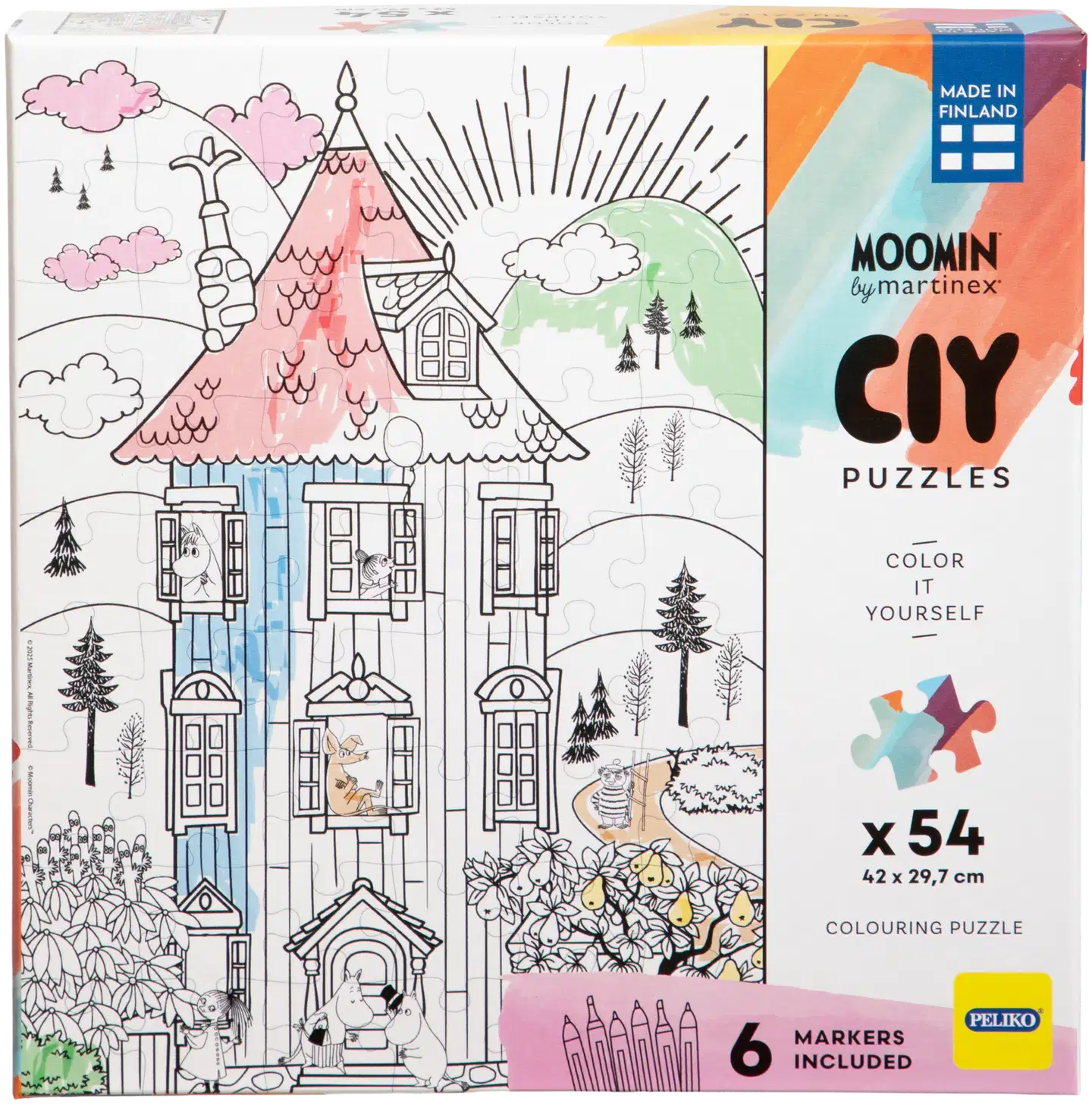 Peliko Muumi palapeli CIY 54 palaa tussit - 6