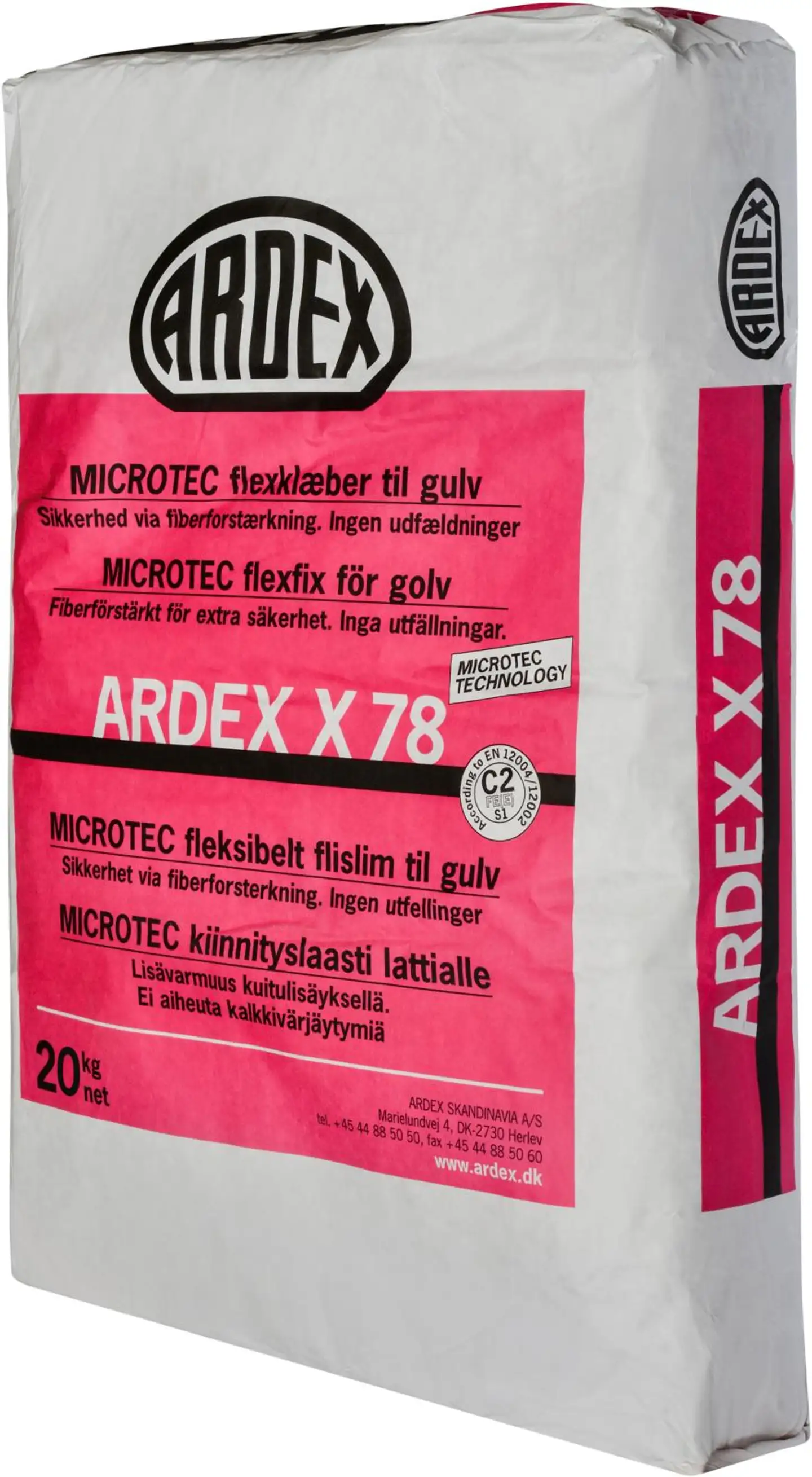 ARDEX X 78 Microtec-kiinnityslaasti lattialle