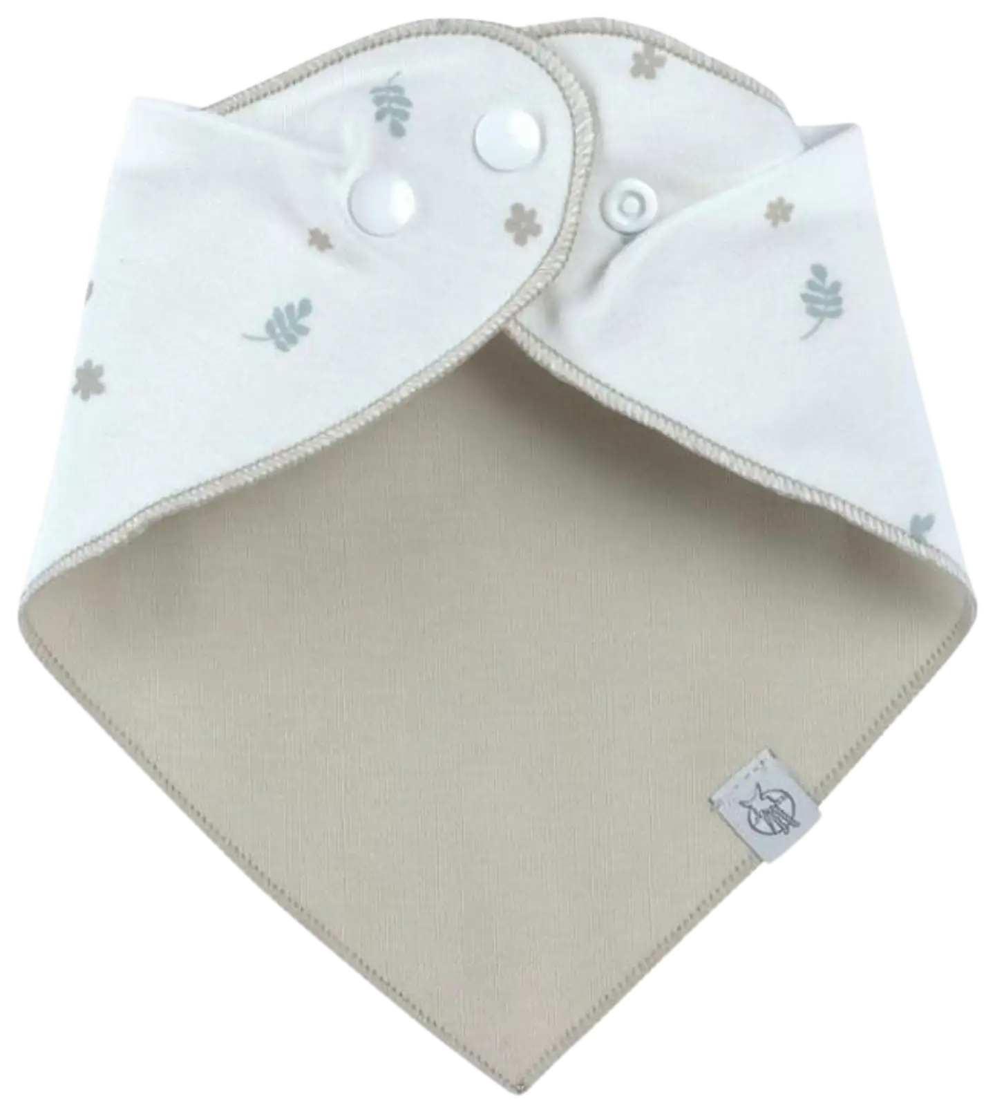 Lässig kuolalappu 2-pack Floral - 4