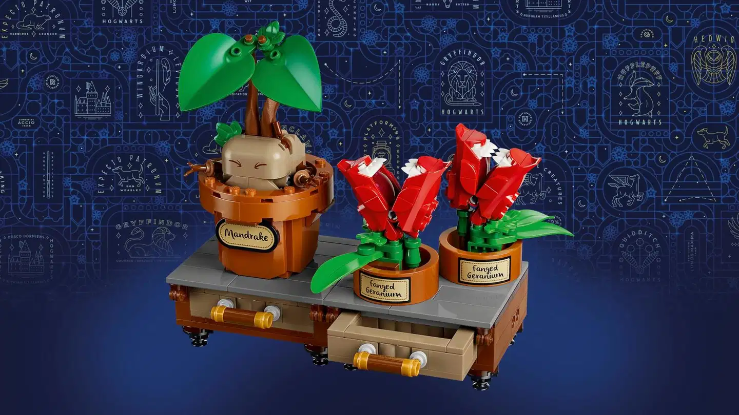 LEGO® Harry Potter TM 76474 Tylypahkan yrttitiedon oppitunnin kasvit - 6