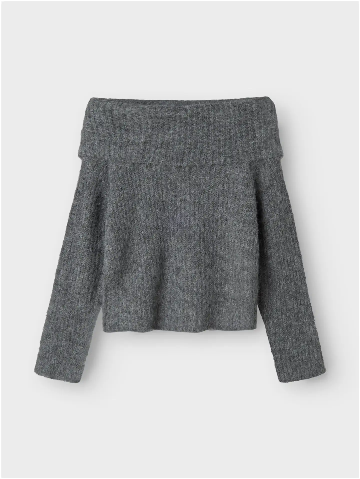 LMTD lasten neule - dark grey melange - 2