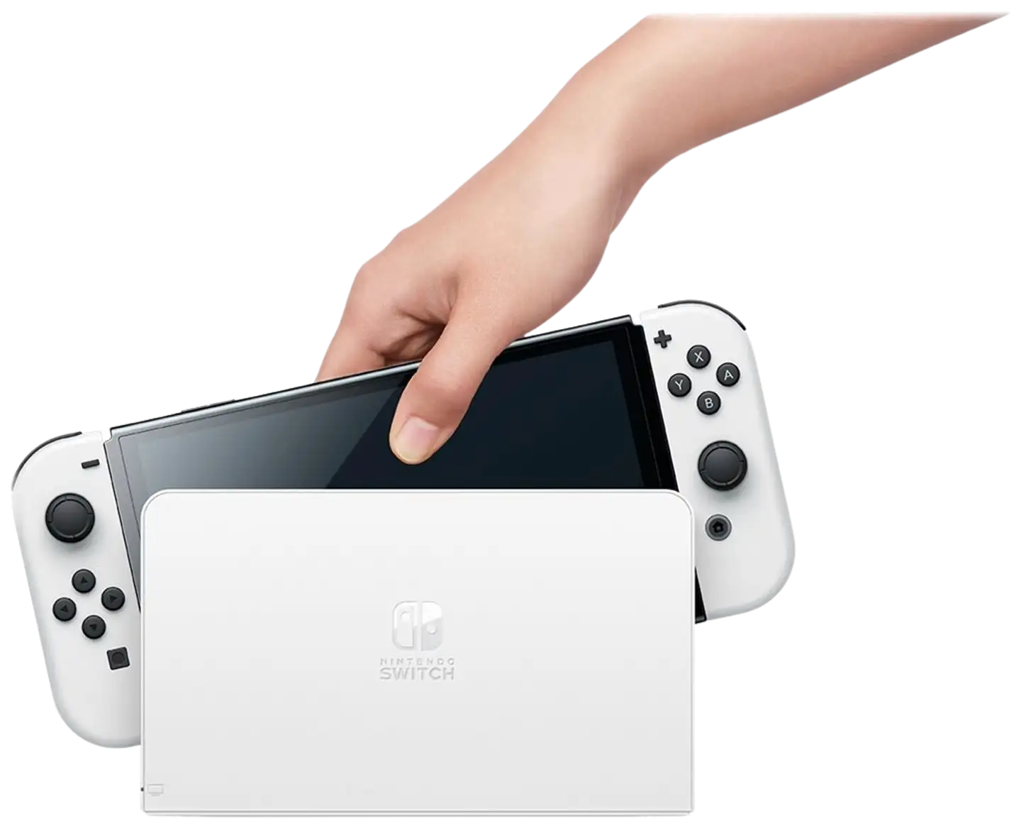 Nintendo Switch pelikonsoli OLED  White - 13