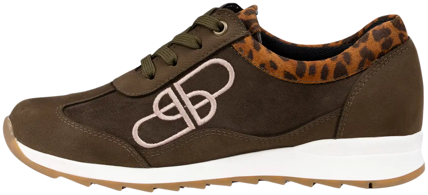 Pomar naisten tennari Lyydia 13545-507 - Olive/leopard - 1