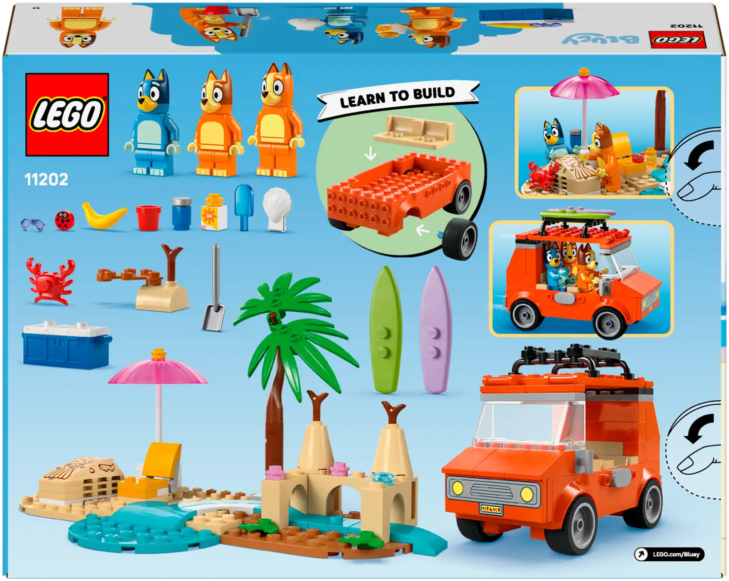LEGO Bluey 11202 Blueyn perheen autoretki rannalle - 3