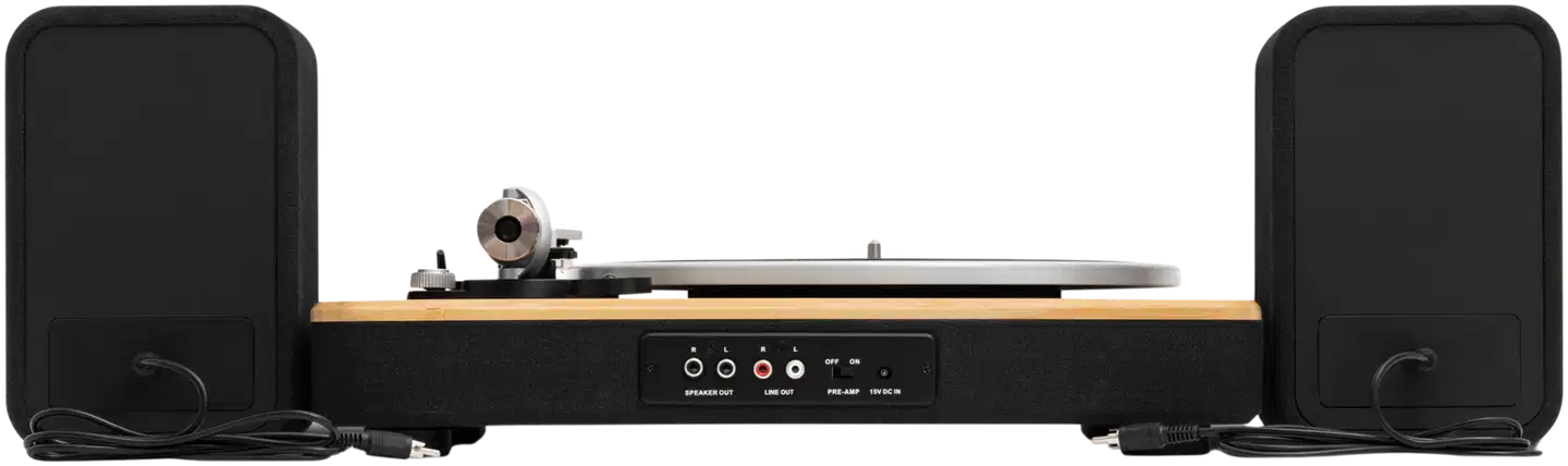 House of Marley Levysoitin & kaiutin paketti Stir It Up Wireless 2 Stereo, musta/puu - 4