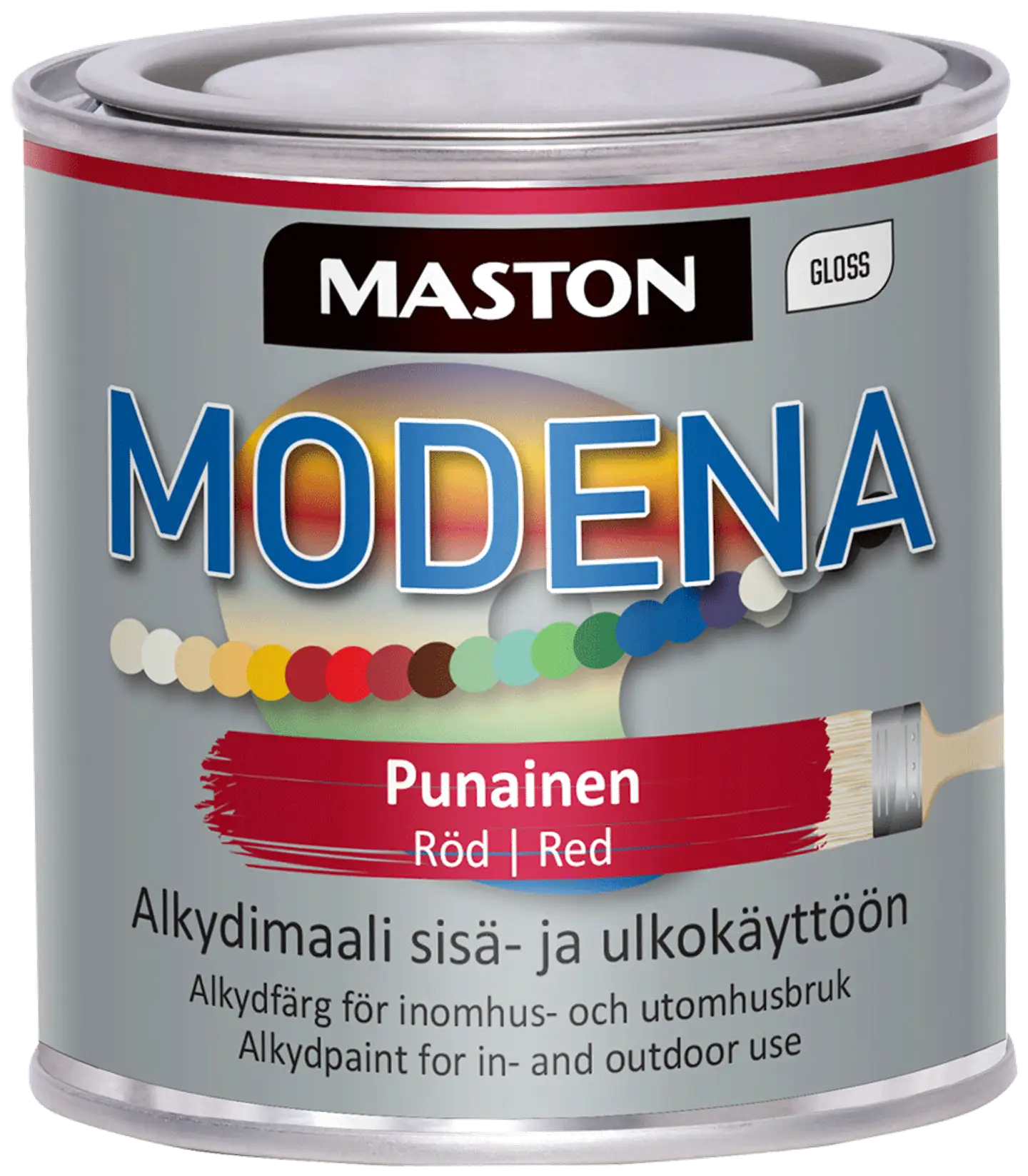 Maston maali Modena punainen 250 ml - 1