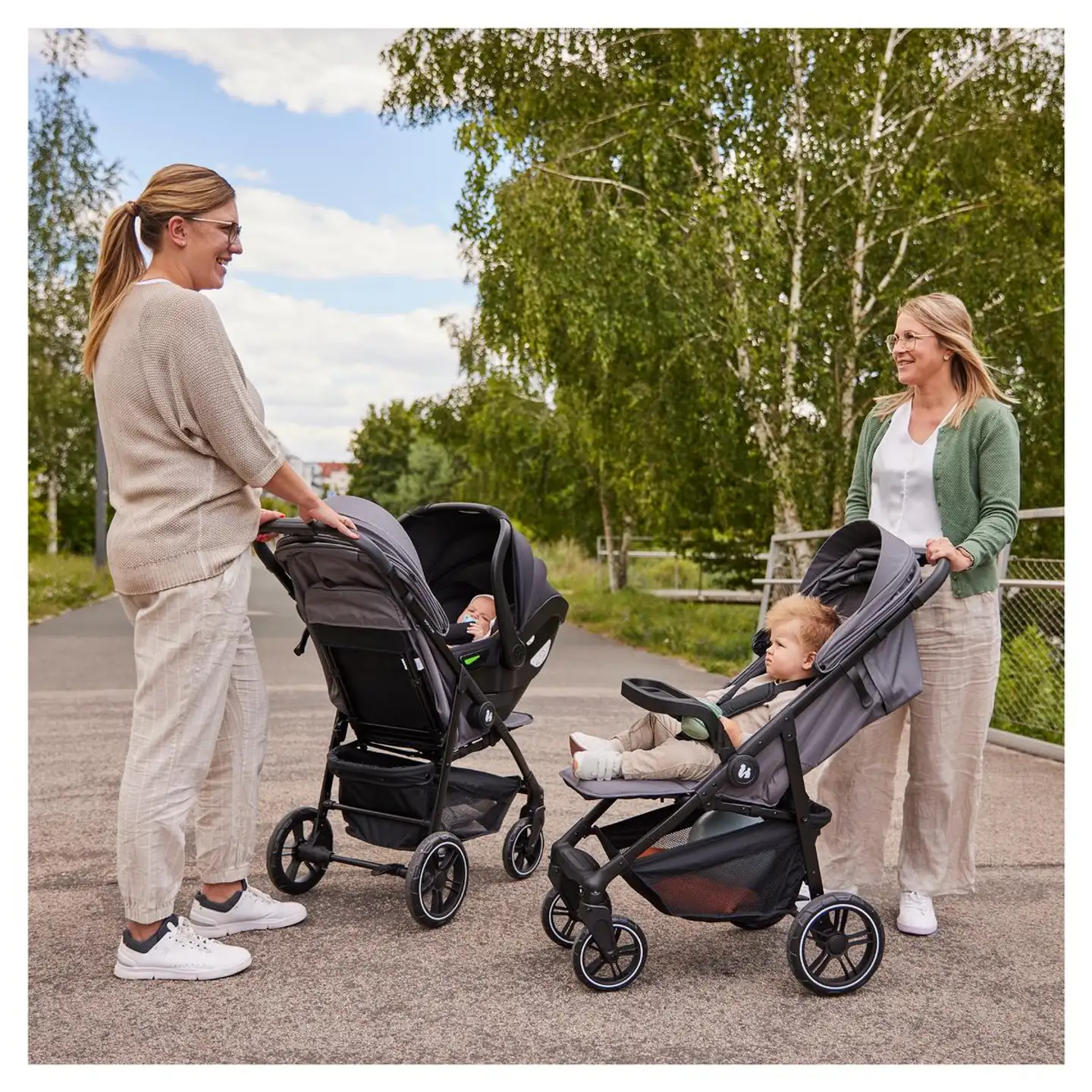 Hauck yhdistelmävaunut Shop N Care Travel Set 0-25 kg harmaa - 29