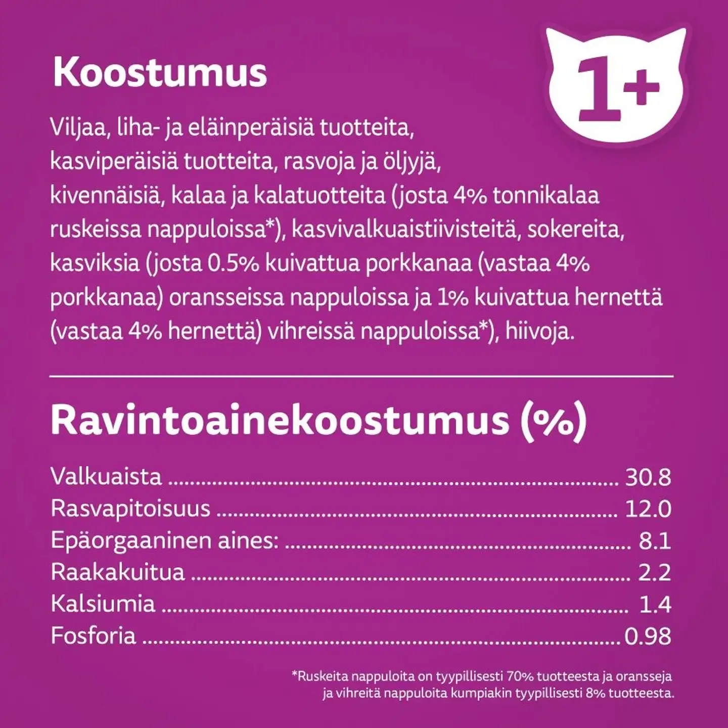 Whiskas 1+ Tonnikalaa 800g - 4