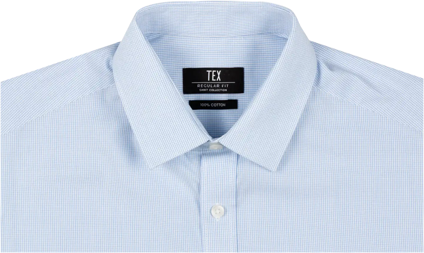 TEX miesten ruutupaita I992075 - Blue - 3