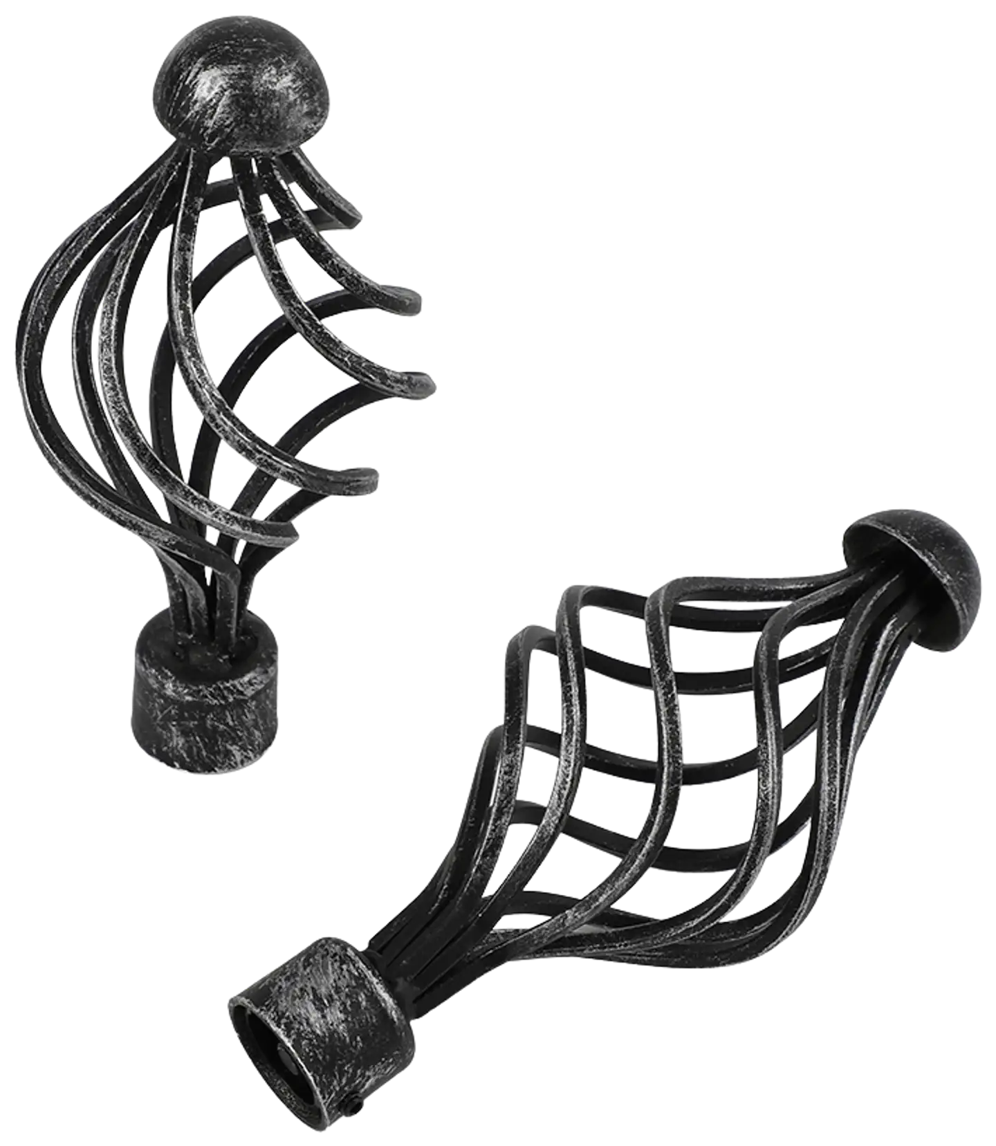 Ihanin verhotanko Elena mustakulta 120-210cm 16/19mm - 2