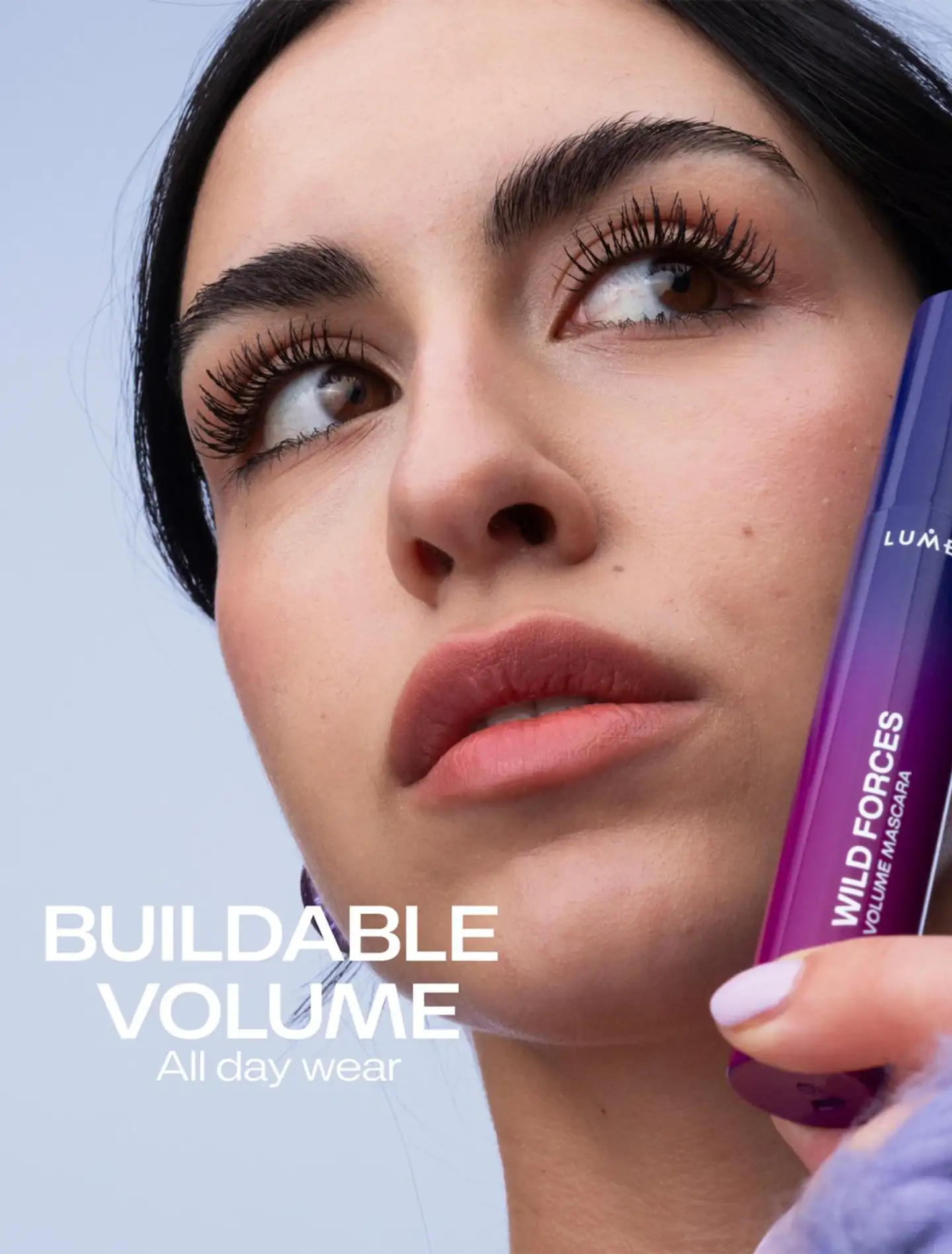 Lumene Wild Forces Volume Mascara Sininen 14 ml - Ruskea - 4