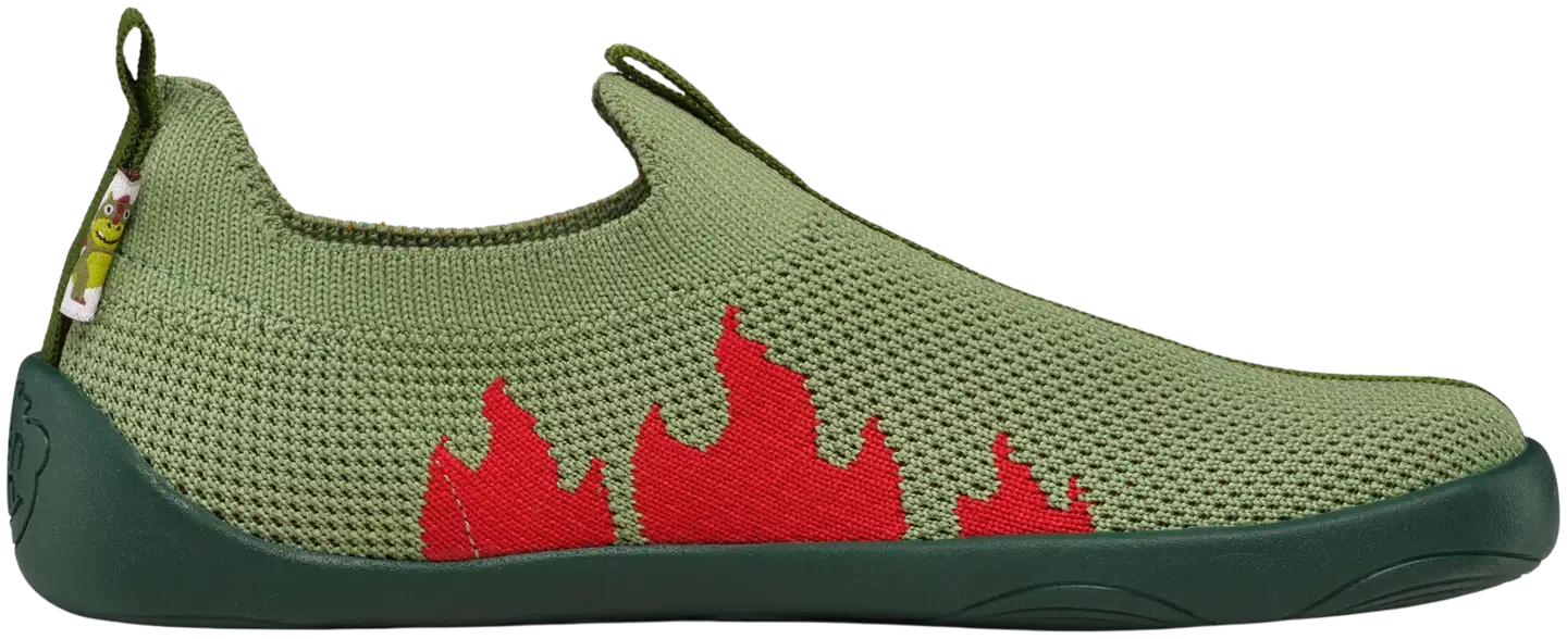 Affenzahn lasten paljasjalkakenkä Knit Flinky Dragon - Dragon - 8