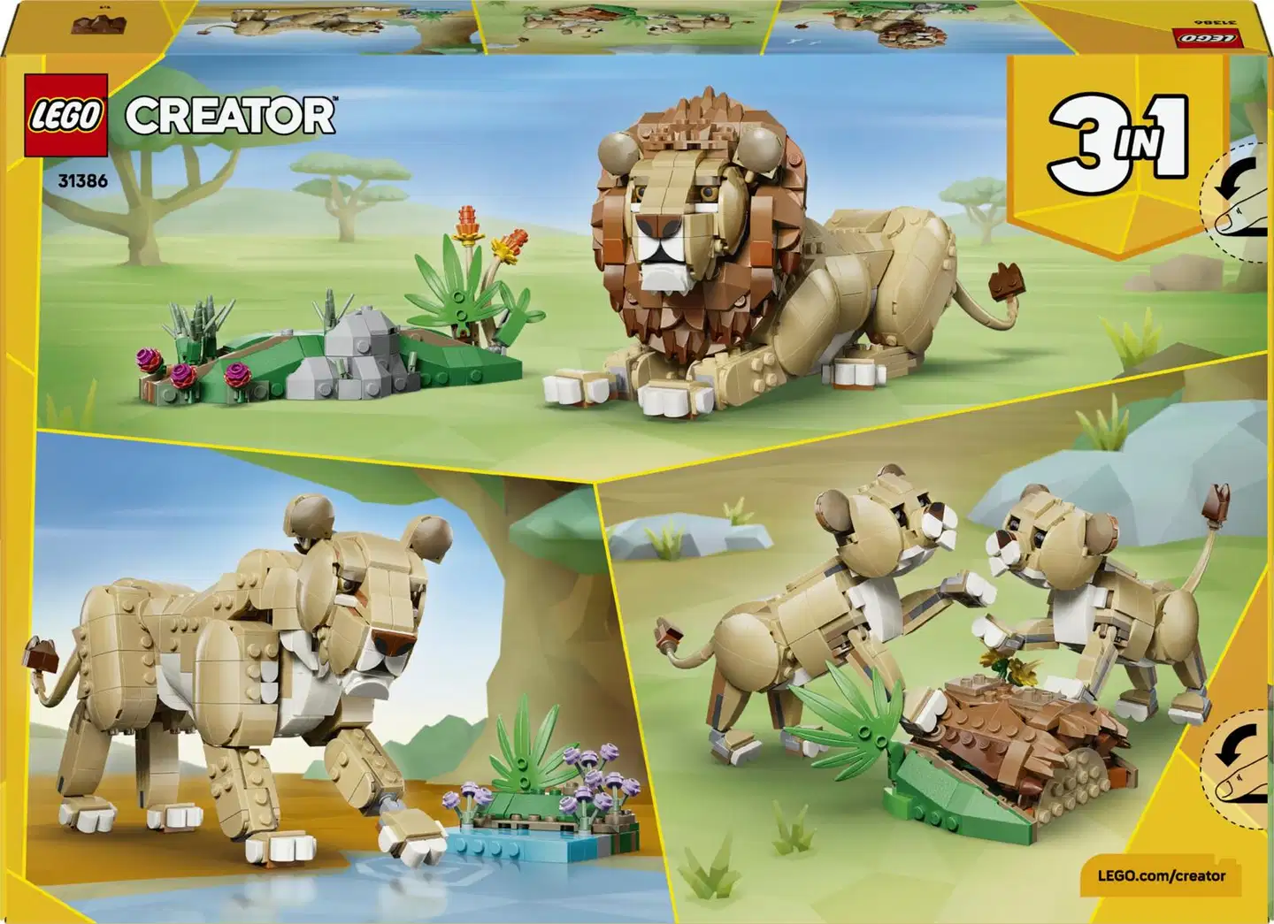 LEGO® Creator 31386 Villieläimet: uljas leijona - 4