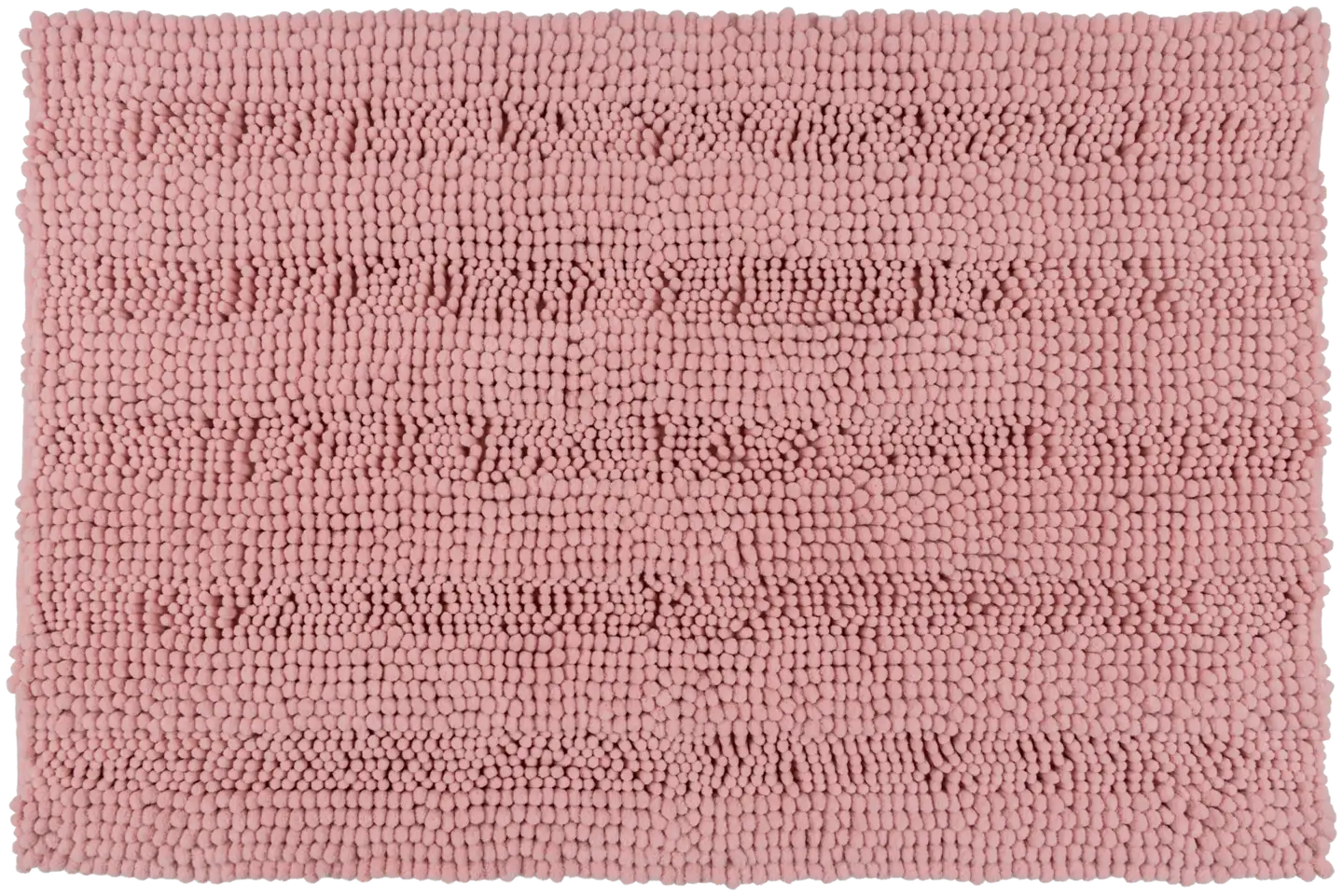 House kylpyhuonematto Chenille Stripe 50x80 cm, roosa - 1