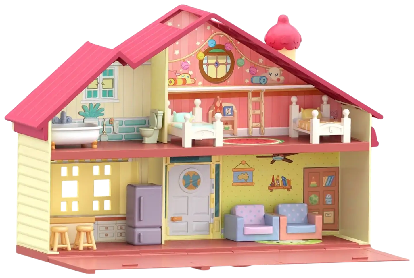 BLUEY Family Home -koti, 1 hahmo, huonekalut - 3