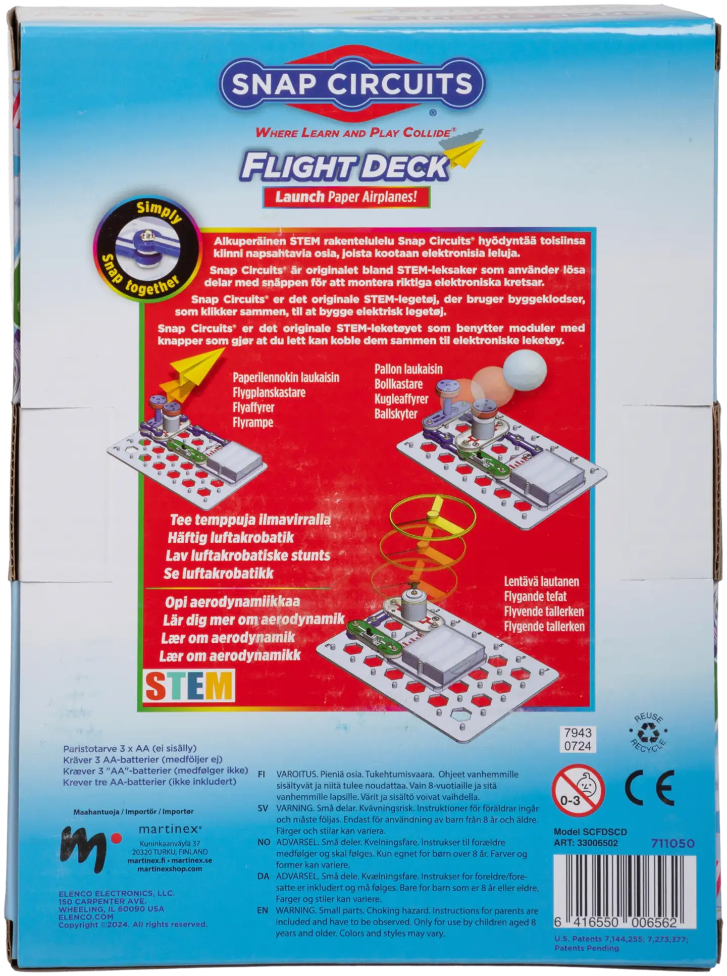 Snap Circuits elektroninen rakennussarja Flight Deck - 3