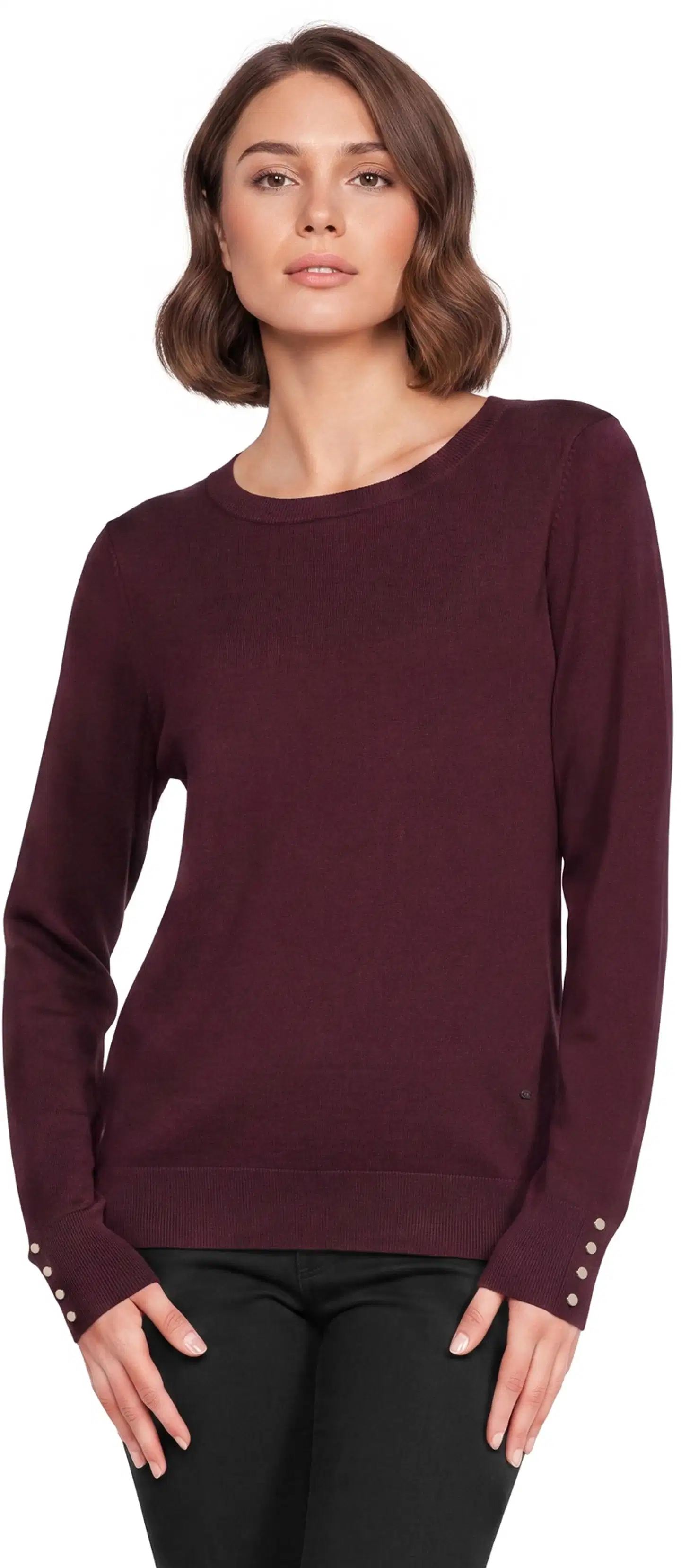 London Fog naisten  neulepusero 213L262902 - dark wine - 1