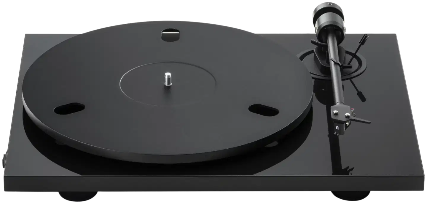 Pro-Ject Levysoitin E1.2 Phono satiinivalkoinen - pianomusta - 2