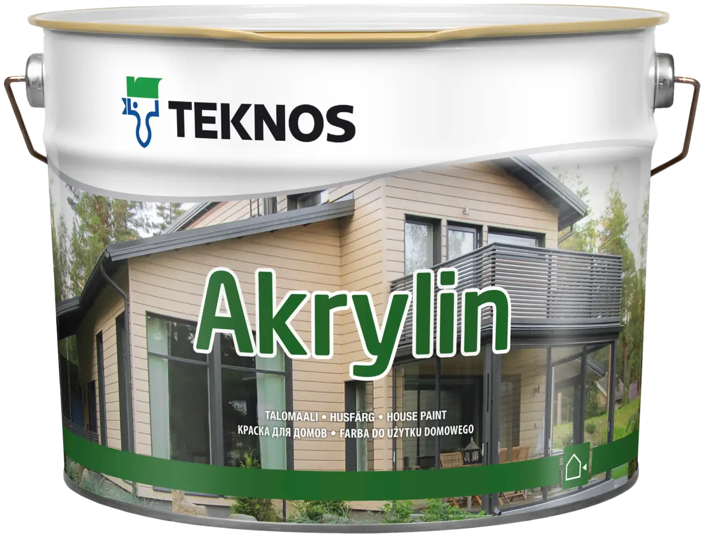 Teknos talomaali Akrylin 9 l PM3 sävytettävä puolihimmeä