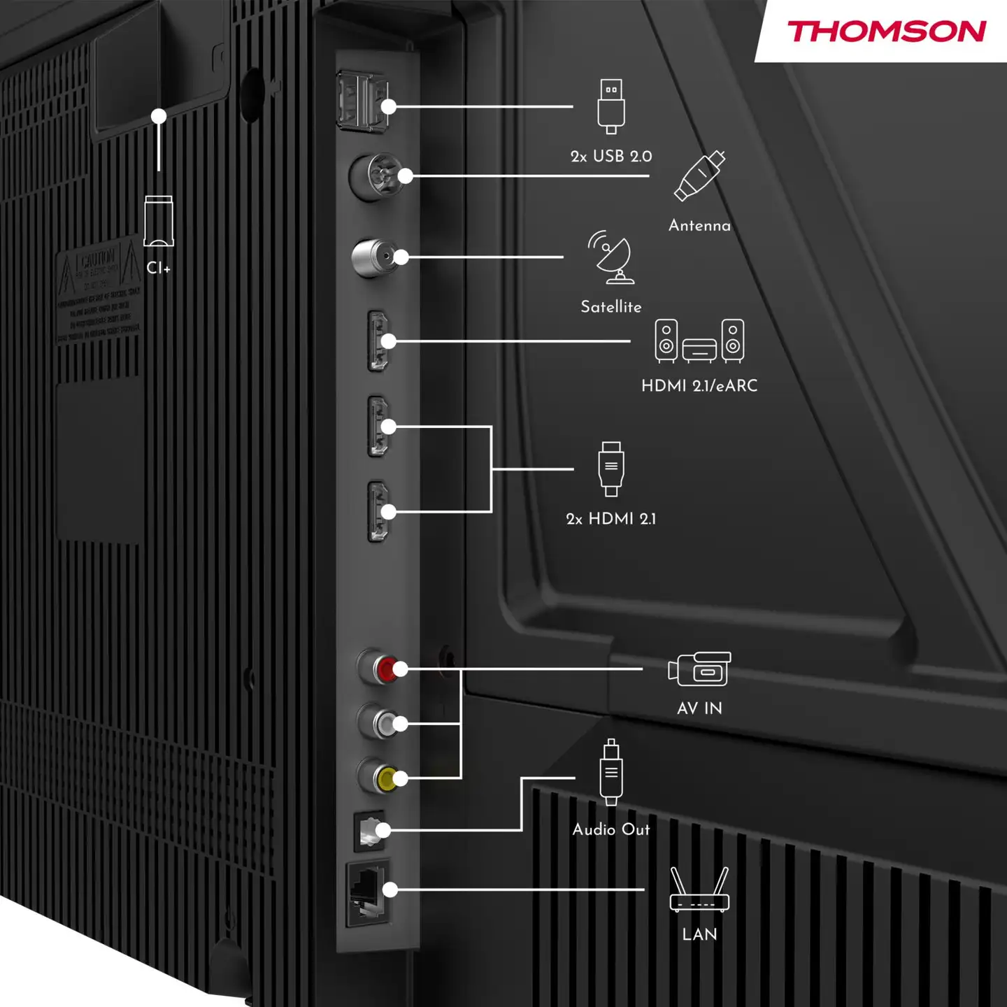 Thomson 50" 4K Google TV 50UG5X15 - 6