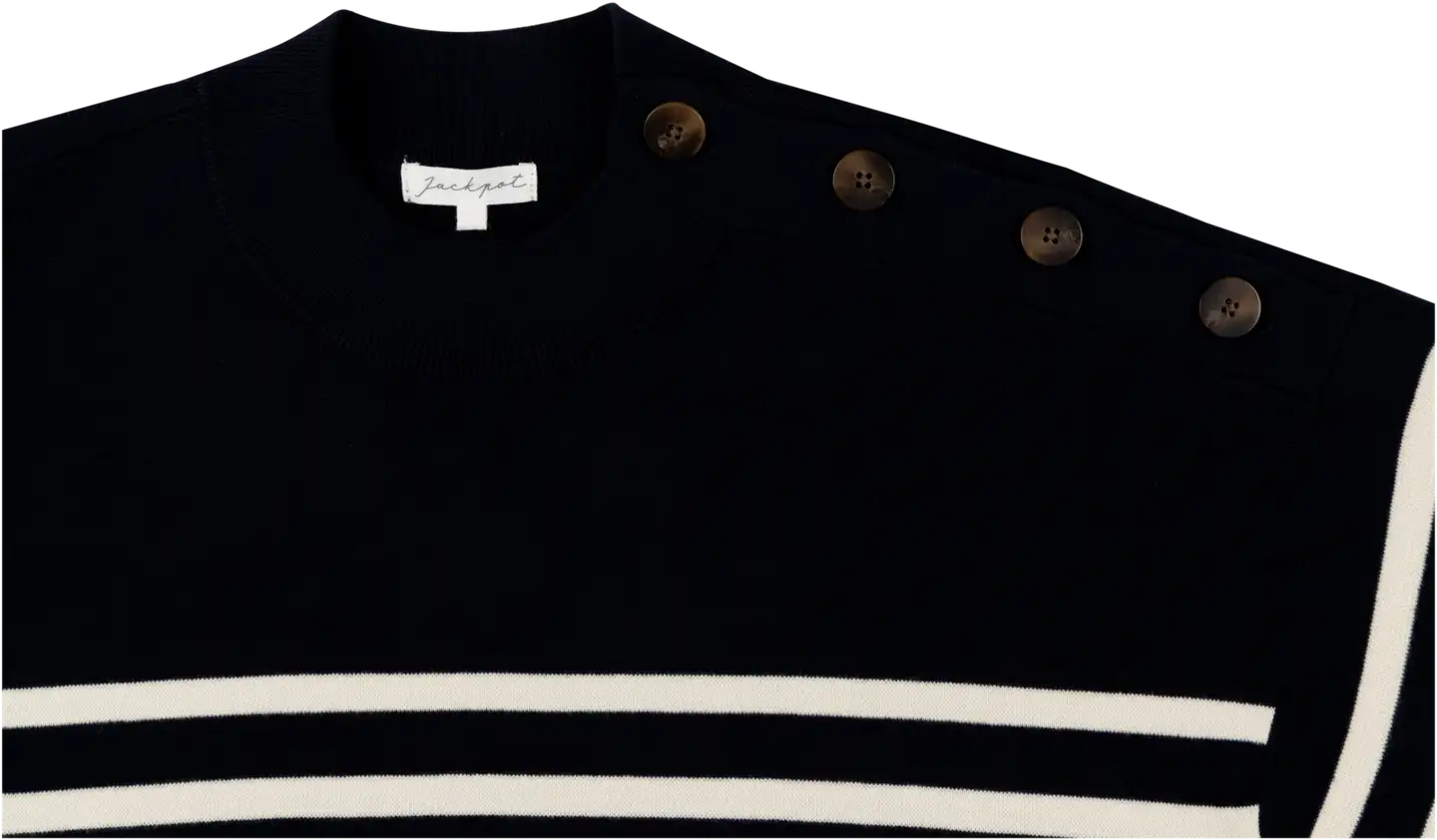 Jackpot naisten neulepusero Gabrielle - Striped - 3