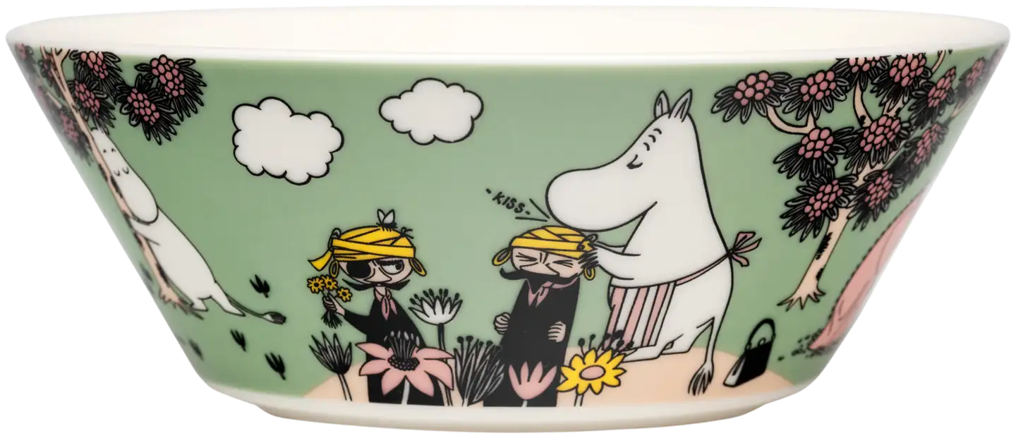 Moomin Arabia Muumi kulho 15cm Sydänystävät