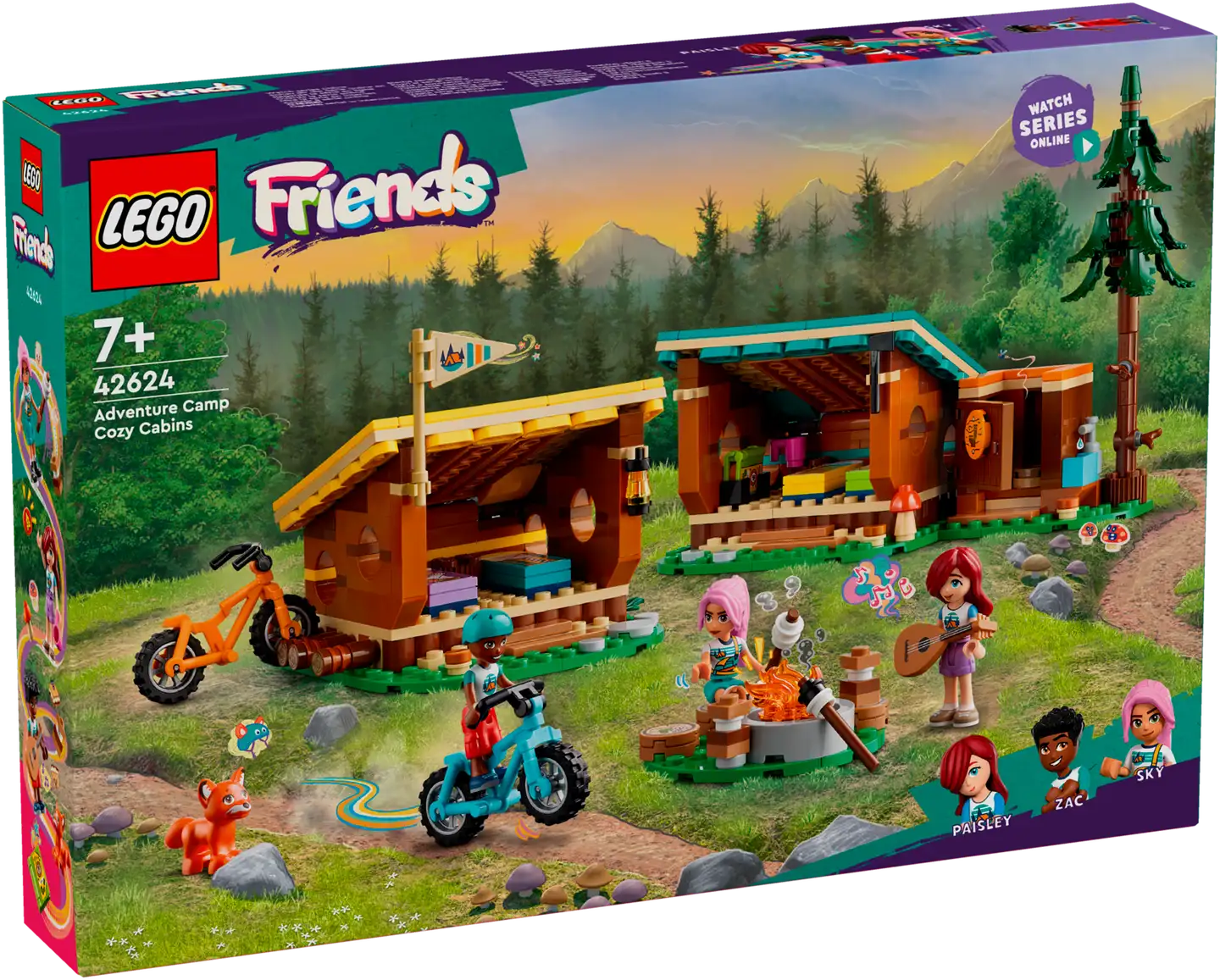 LEGO Friends 42624 Seikkailuleirin mukavat laavut - 1