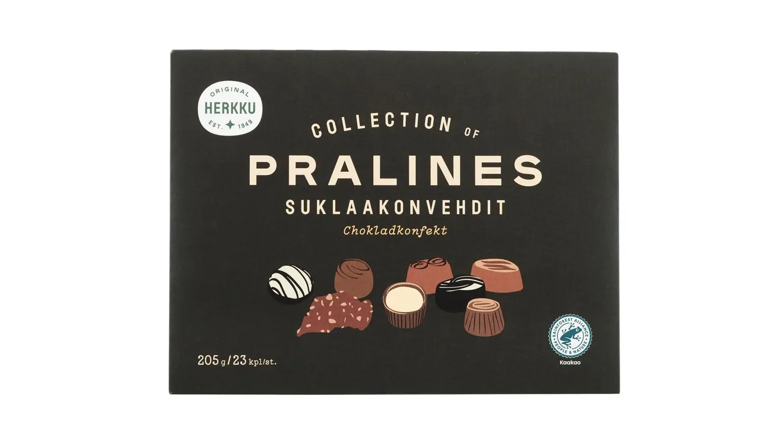 Herkku Collection of pralines -suklaakonvehtirasia