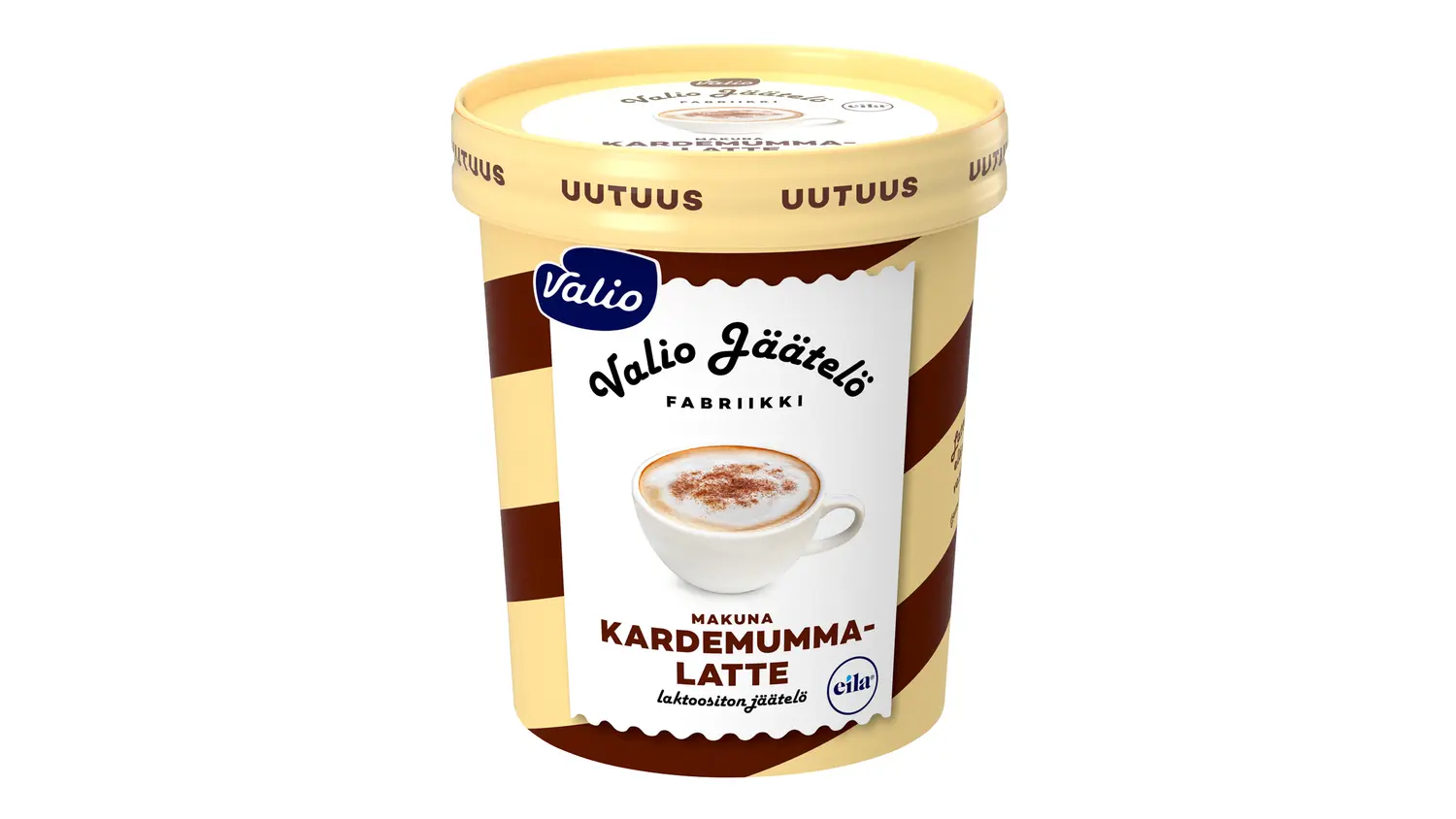 Valio Fabriikki kardemumma-lattejäätelö