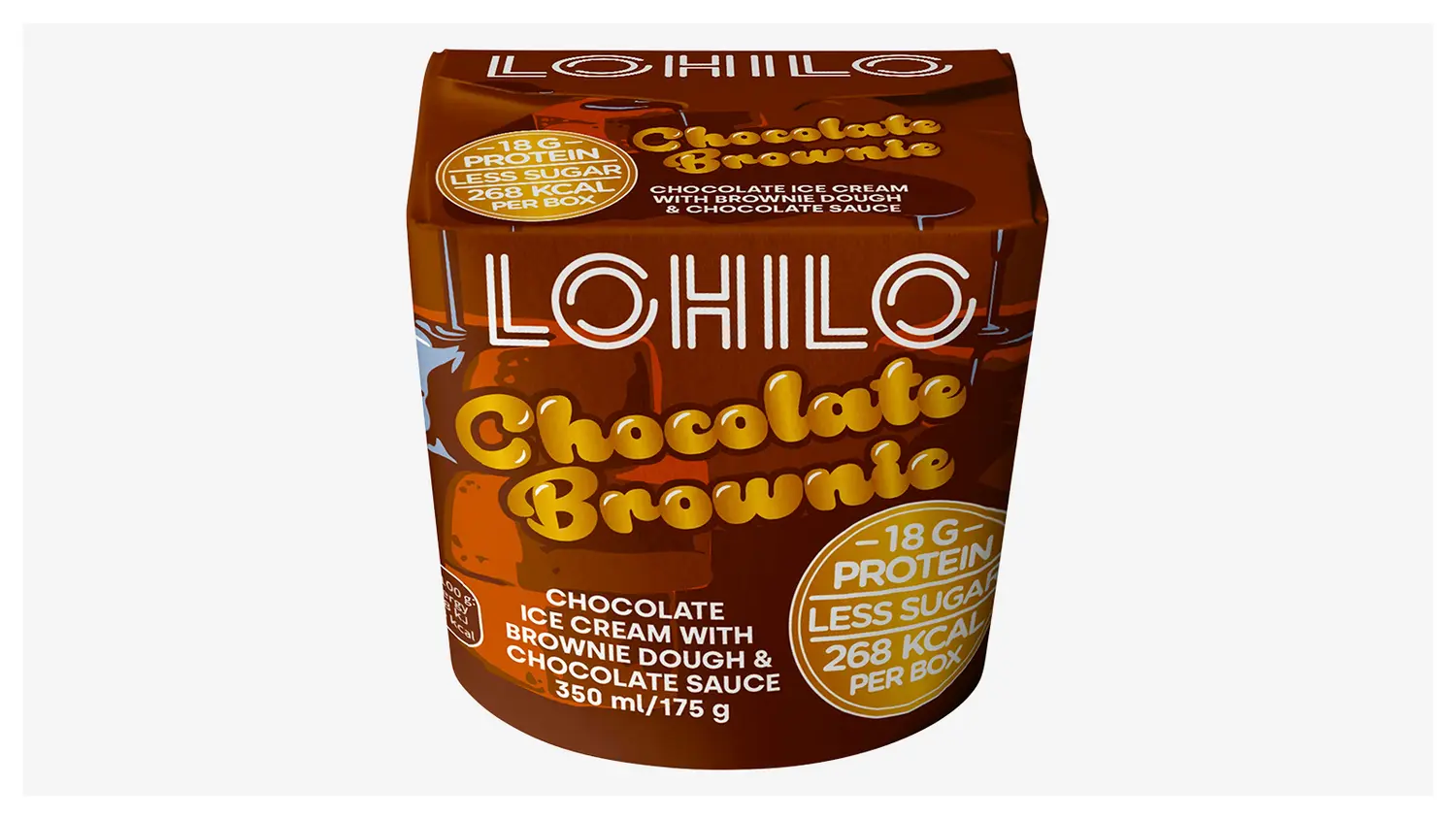 LOHILO Chocolate Brownie -proteiinijäätelö