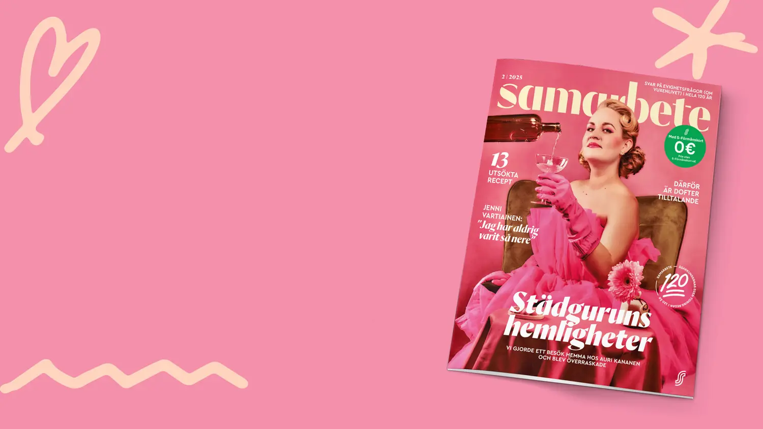 Samarbete är gratis för alla våra ägarkunder. Tidningen kan hämtas både i vissa S-gruppens butiker och i matbutiken på nätet (S-kaupat).