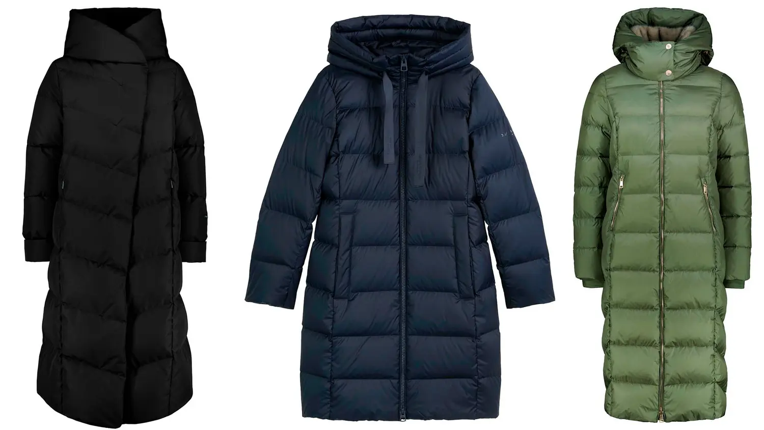 Untuvatakkeja rivissä.