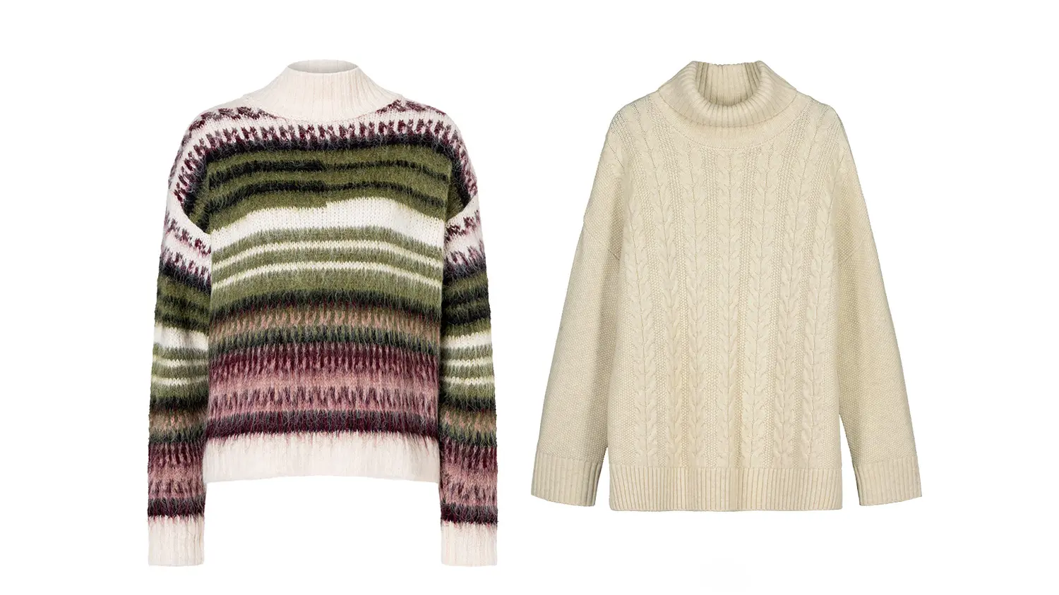 Neuleet vierekkäin.