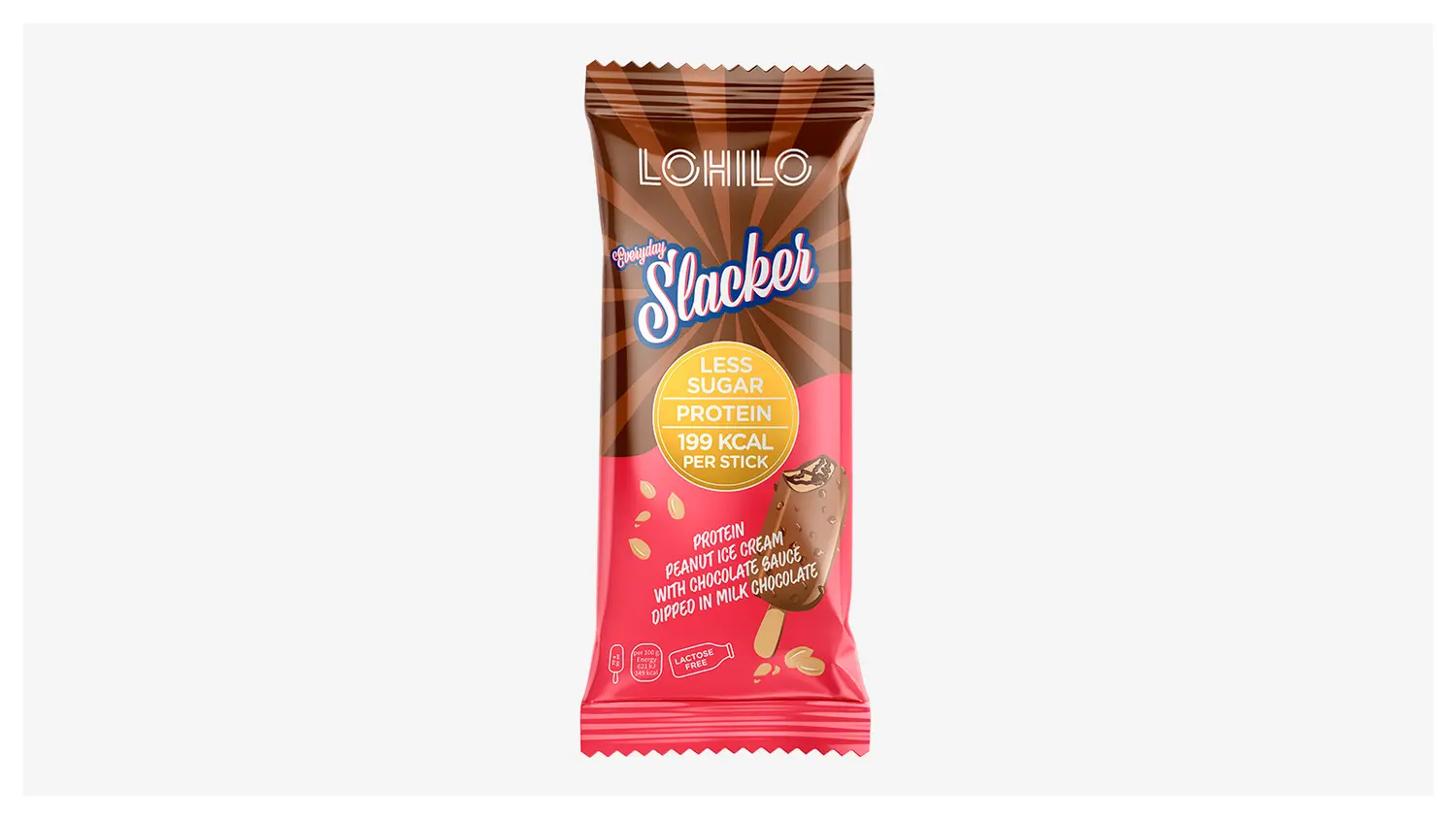 LOHILO Slacker -proteiinijäätelö