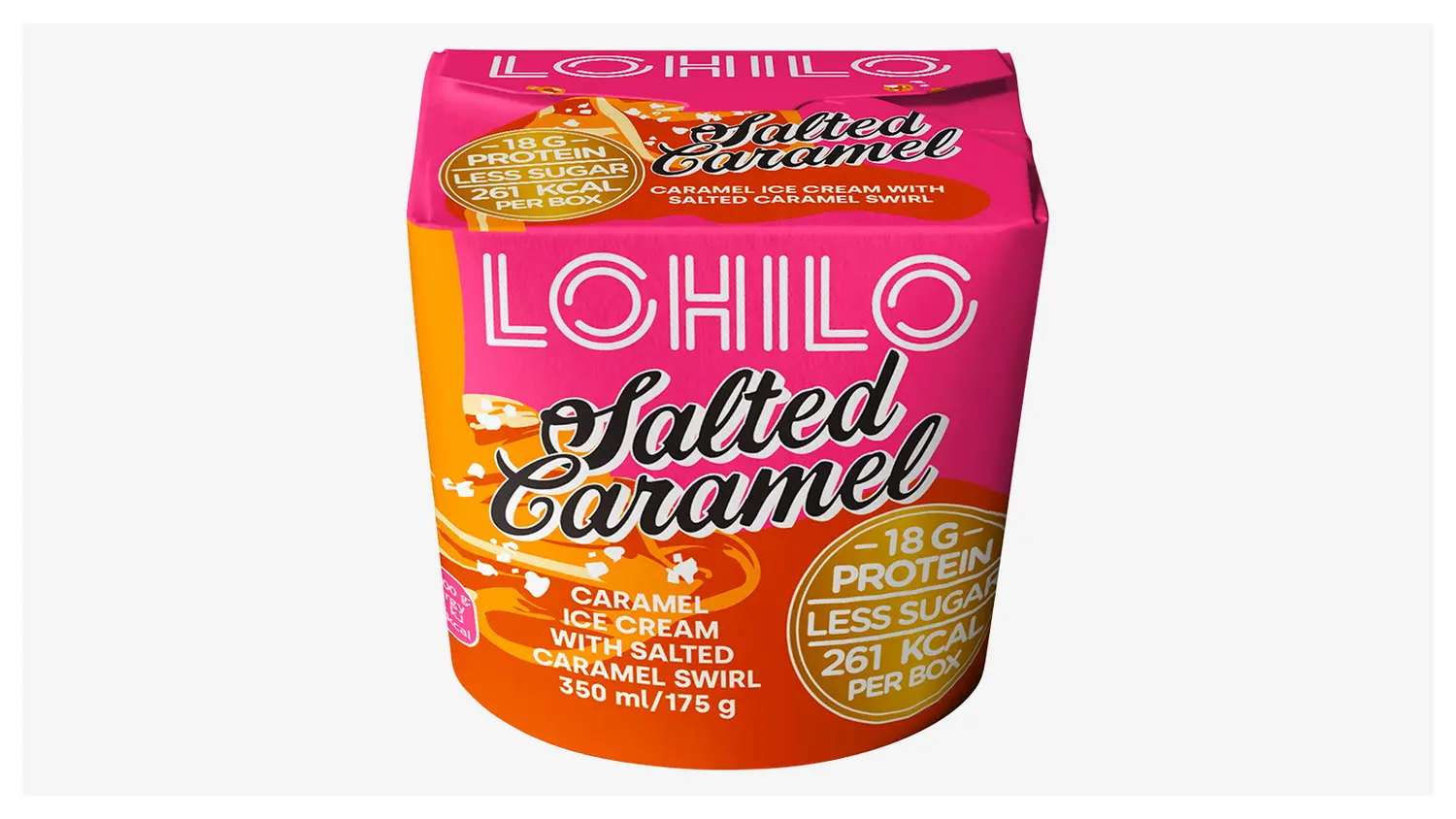 LOHILO Salted Caramel -proteiinijäätelö
