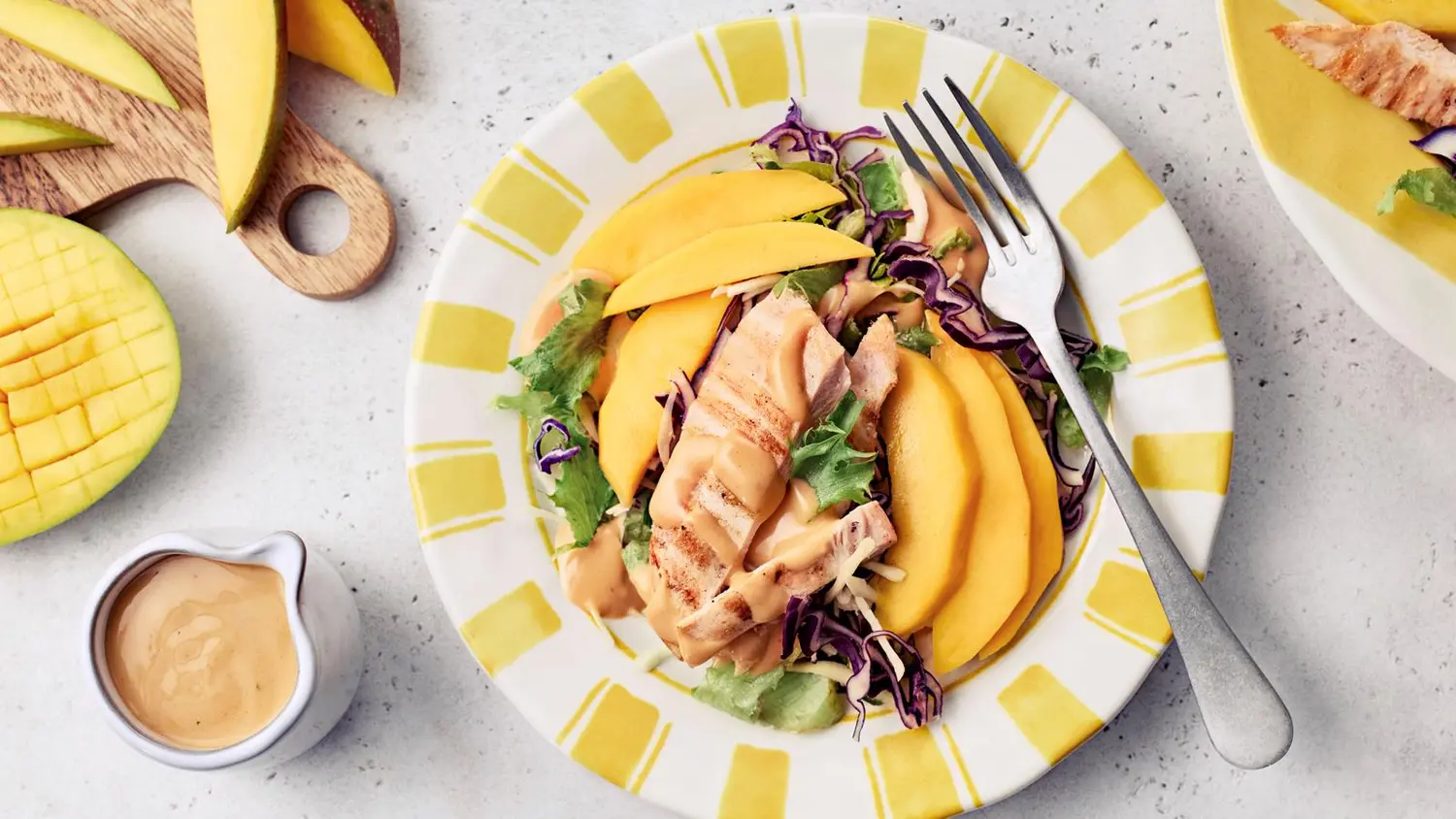 Helppo ja nopea kanasalaatti