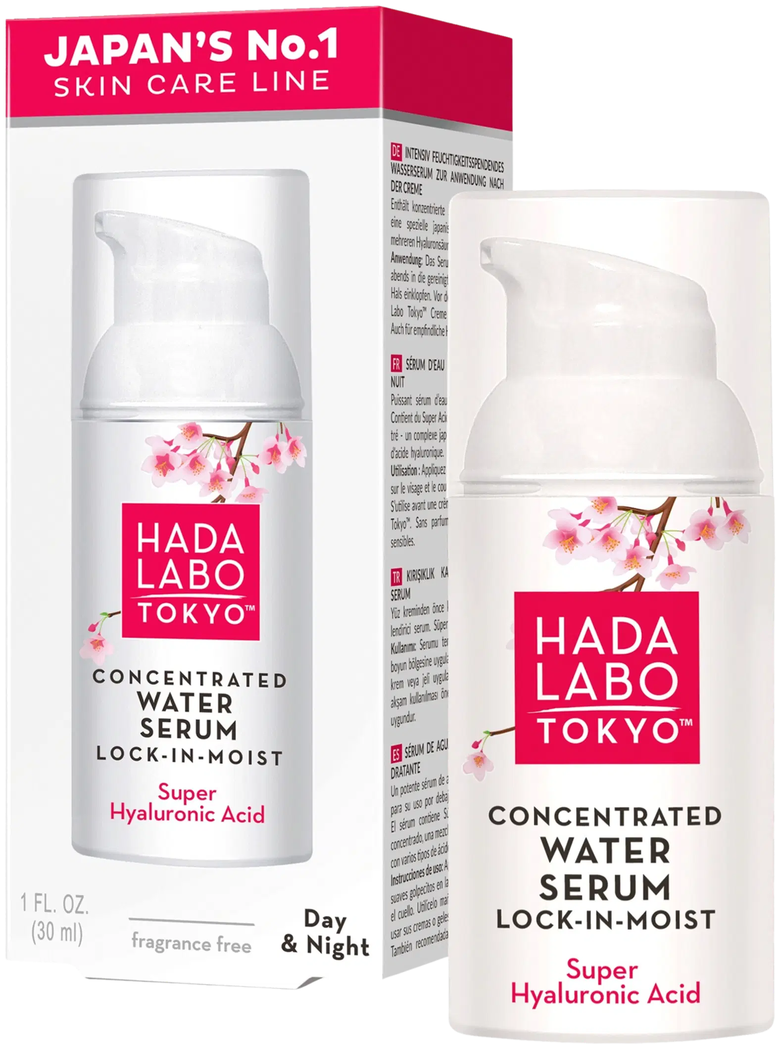 Hada Labo HADA LABO Concentrated Water Serum Lock-in-Moist seerumi 30ml