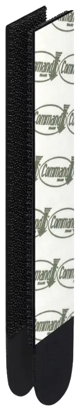 Command™-taulunkiinnityspalat 17206BLK-4-UKN, musta, iso, 4 paria (8 palaa) - 6