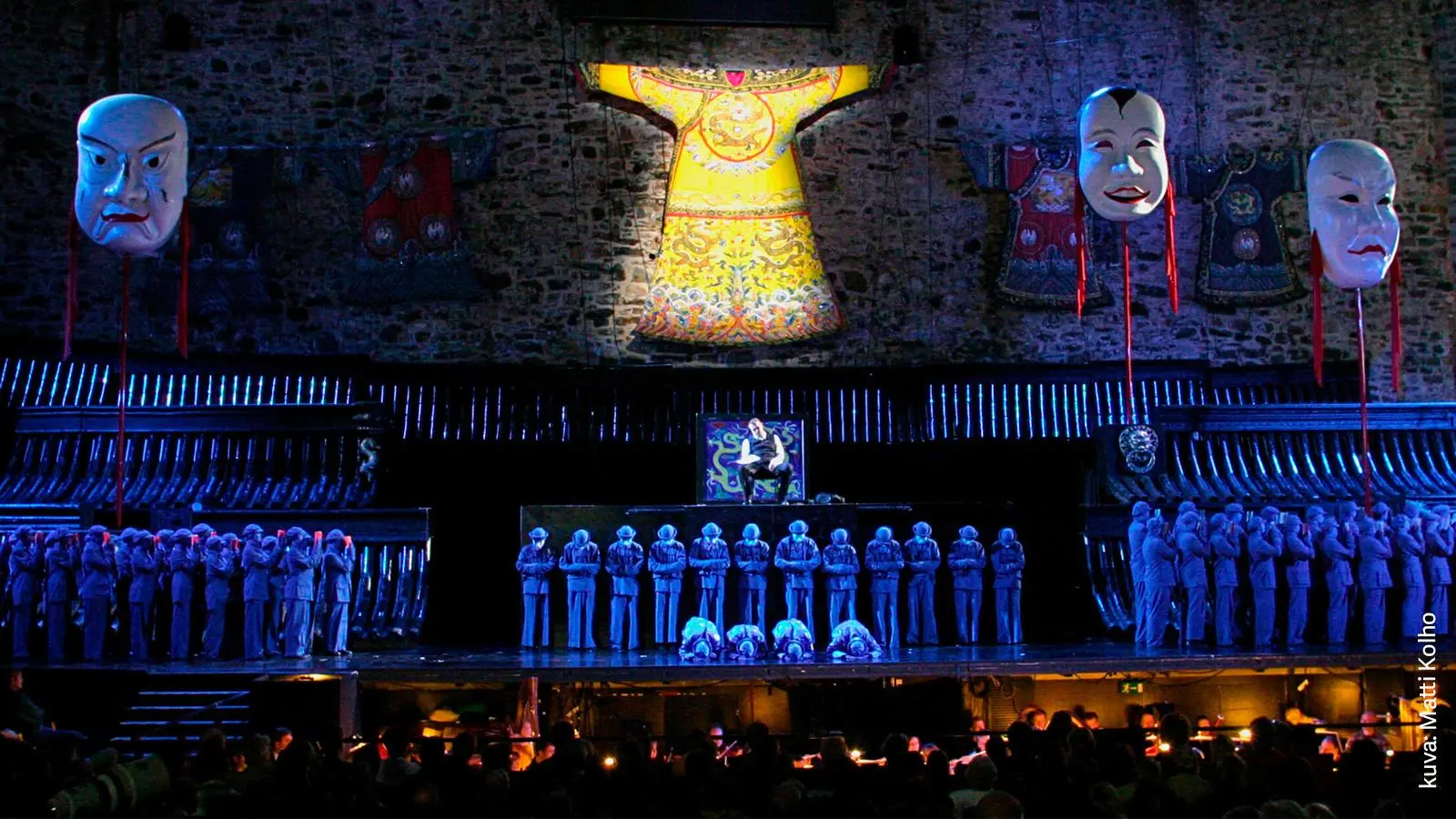 Kuva Savonlinnan Oopperauhlien Turandot-esityksestä.