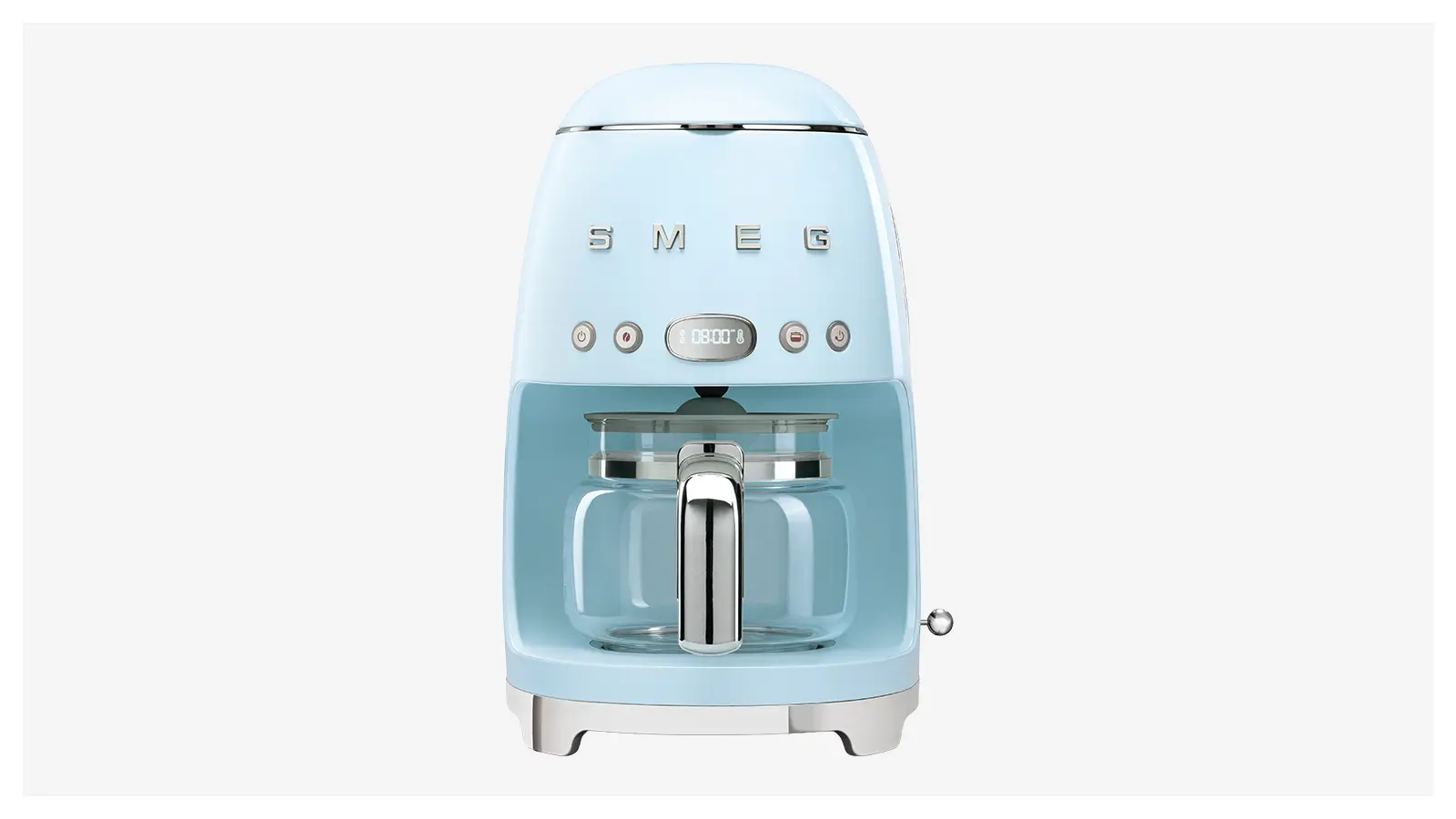 Pastellinsininen Smeg-kahvinkeitin