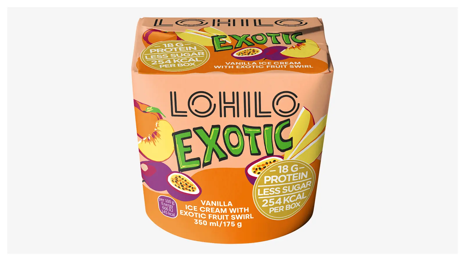 LOHILO Salted Caramel -proteiinijäätelö