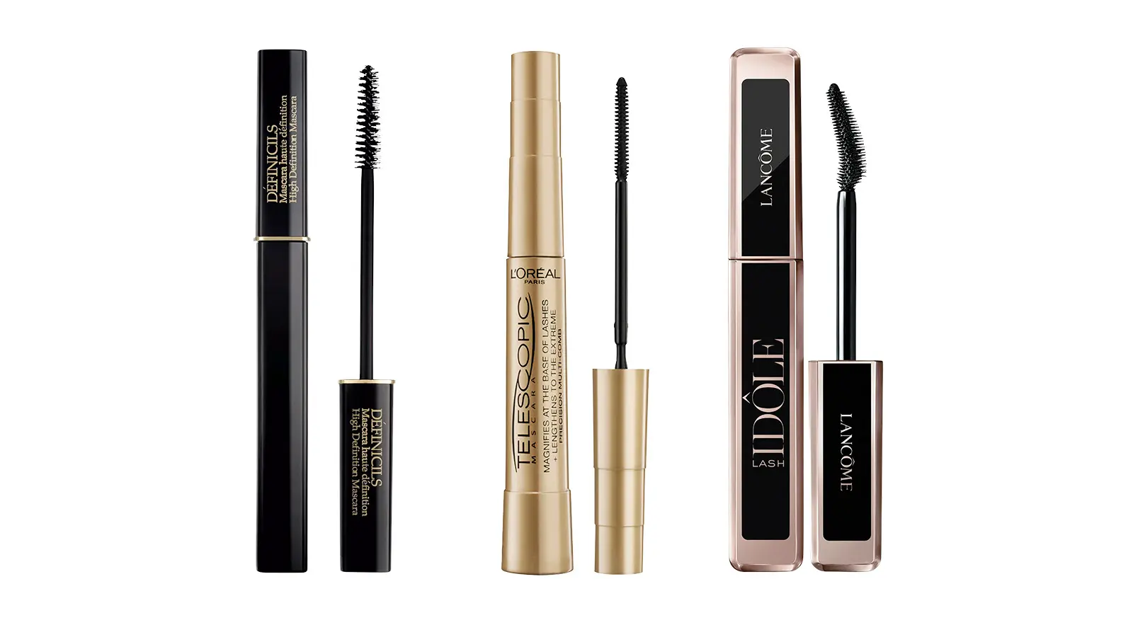 Erilaisia vesiliukoisia ripsivärejä