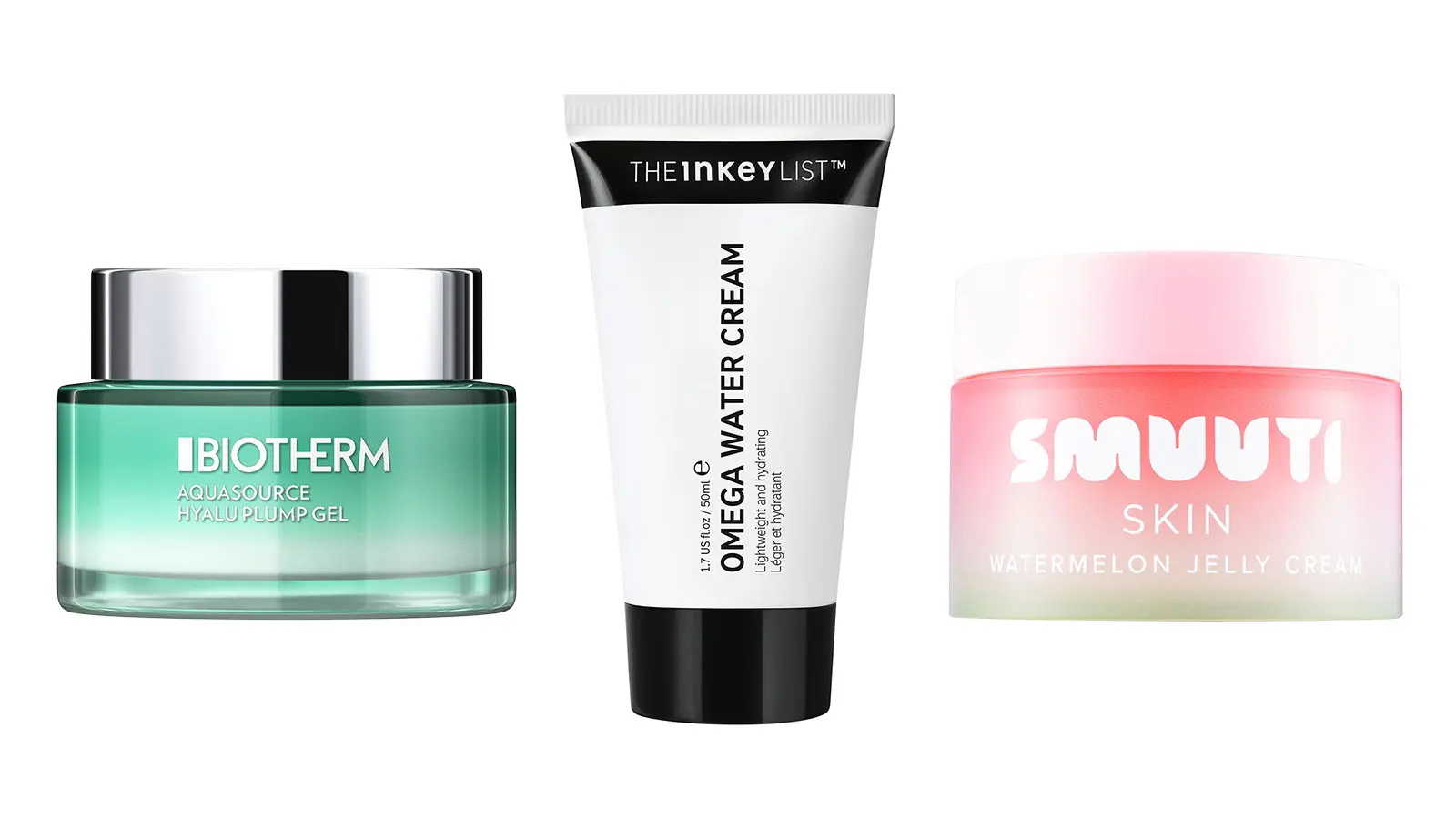 Geelimäisiä kasvovoiteita