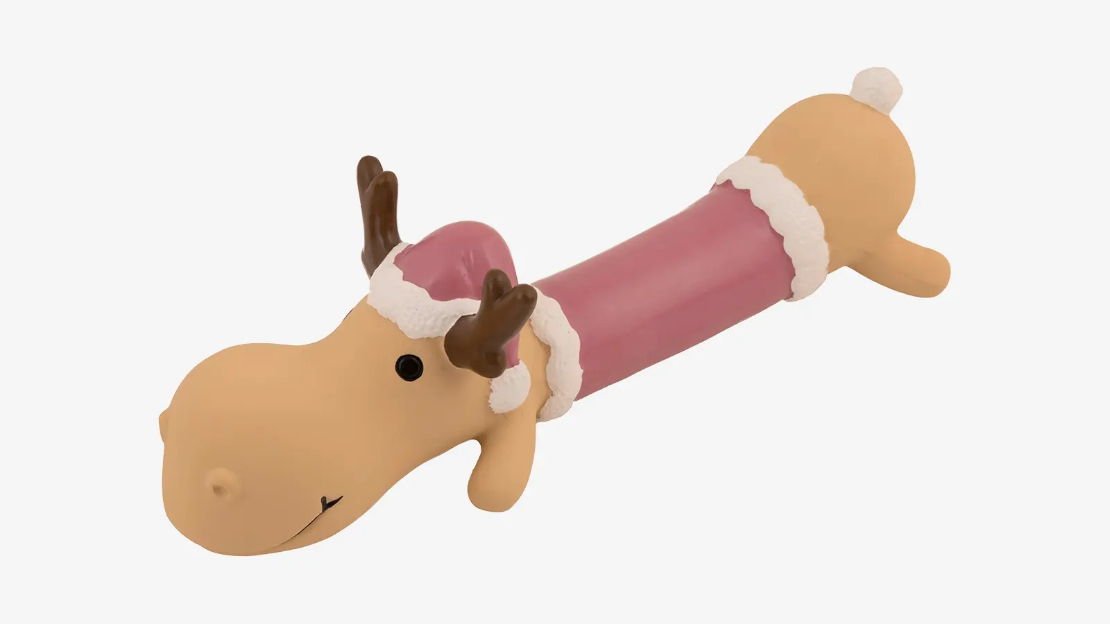 Jouluinen poron muotoinen lateksilelu