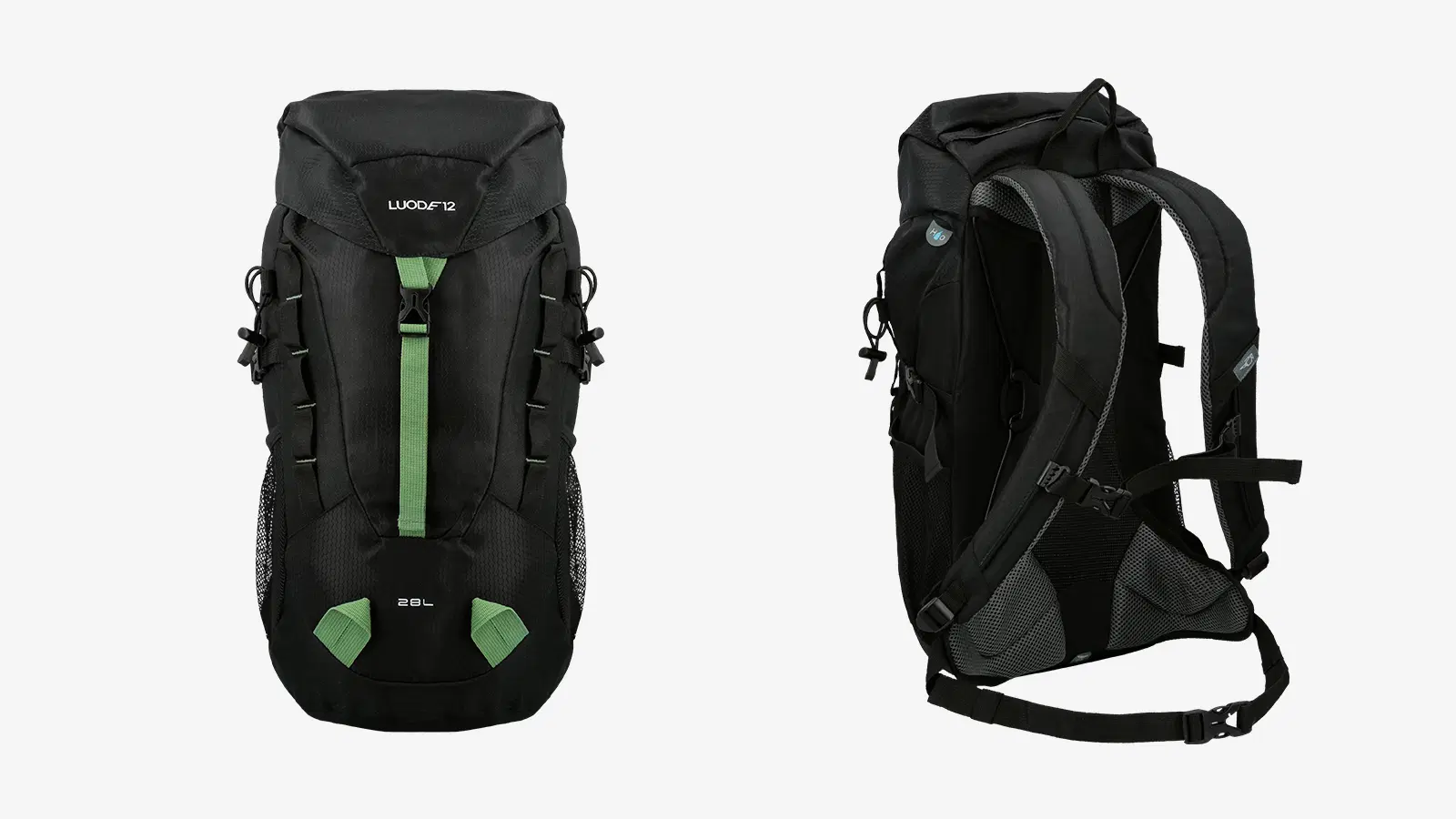 Luode12 päiväreppu 28 l musta