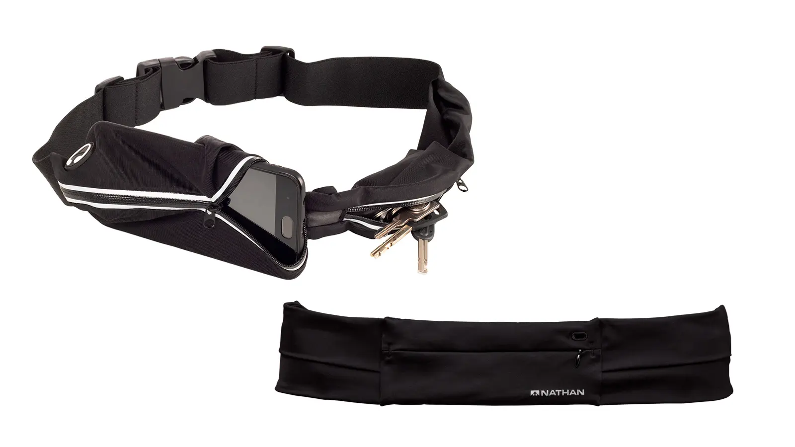 Kaksi erilaista juoksuvyötä